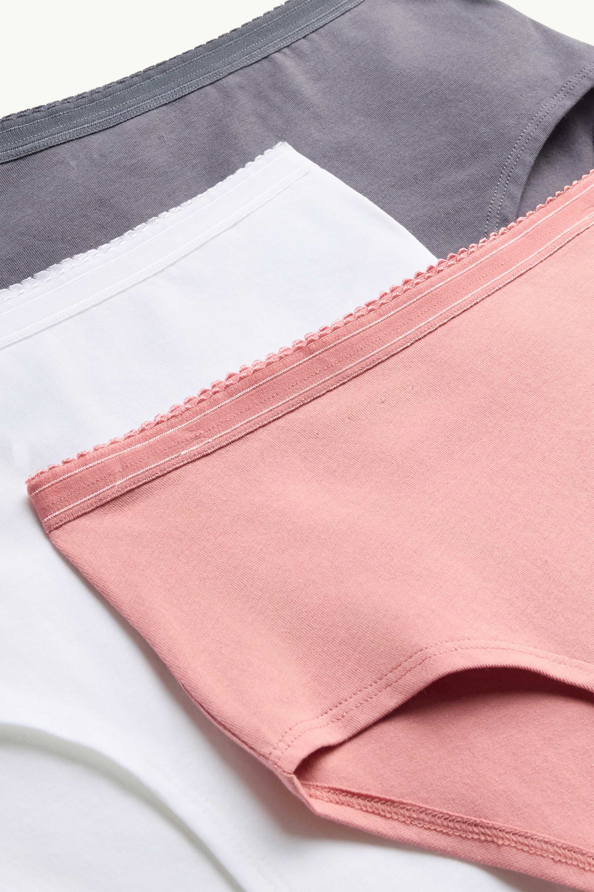 Multipack of 3 - knickers pink