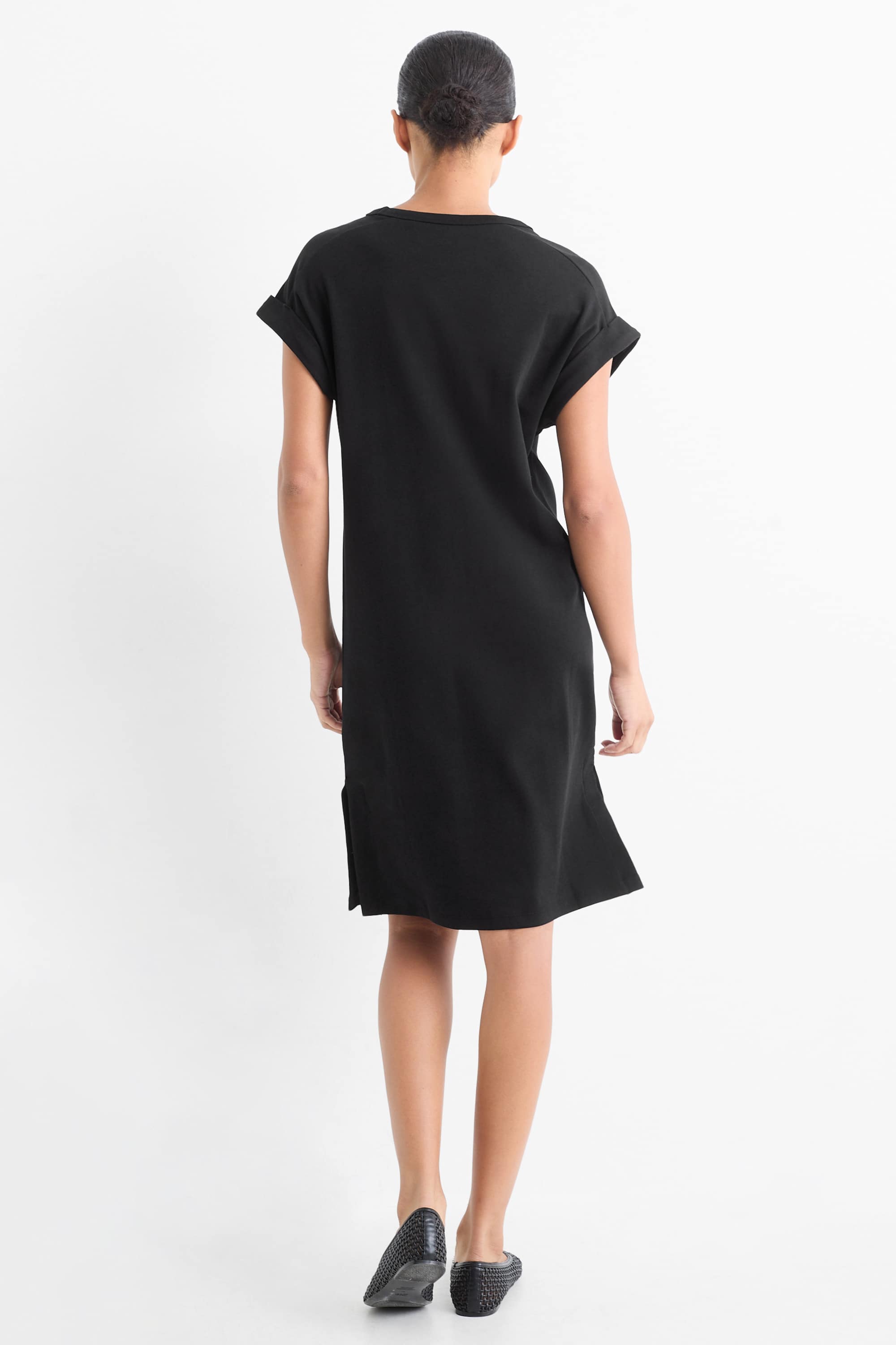 T-shirt dress black