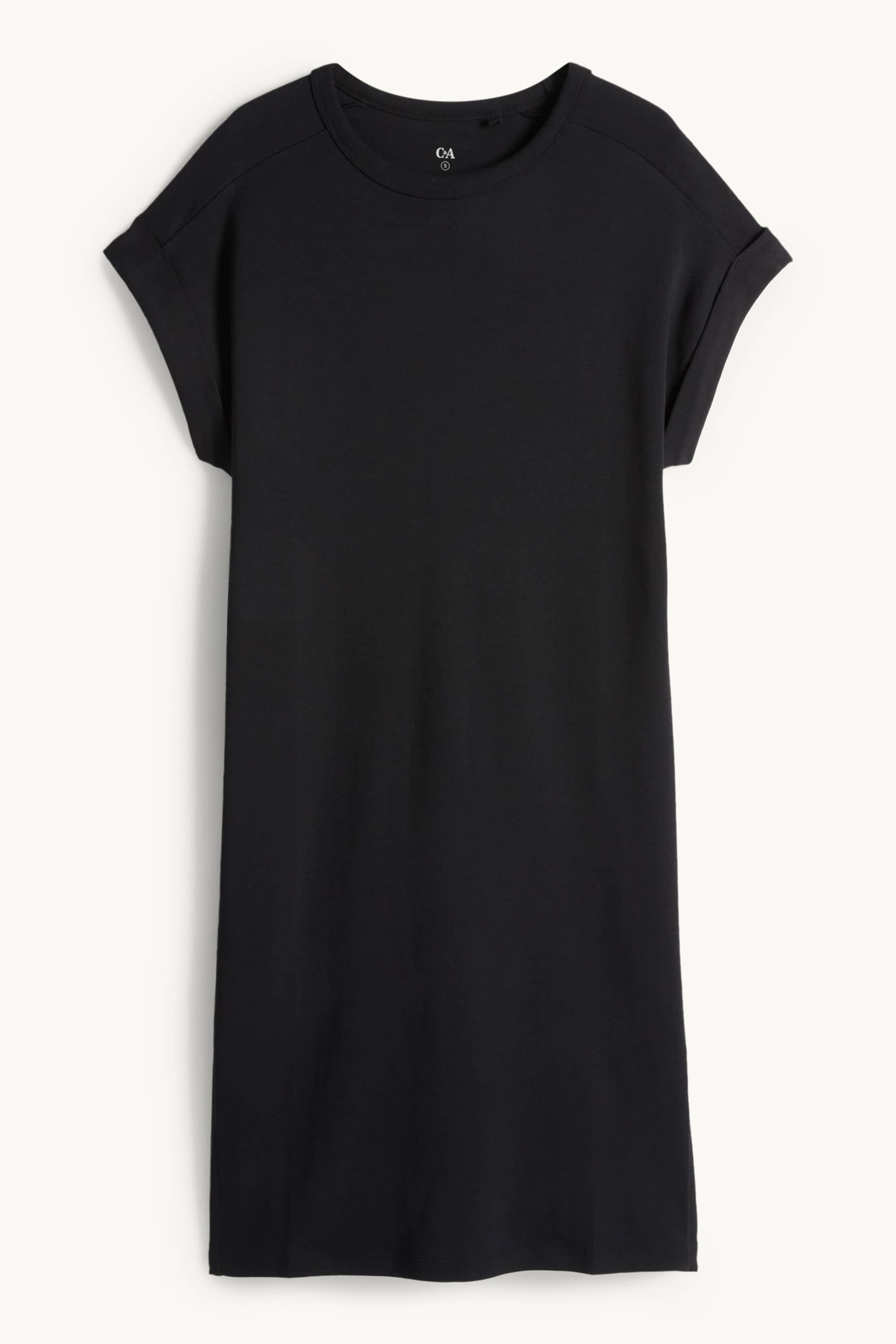 T-shirt dress black