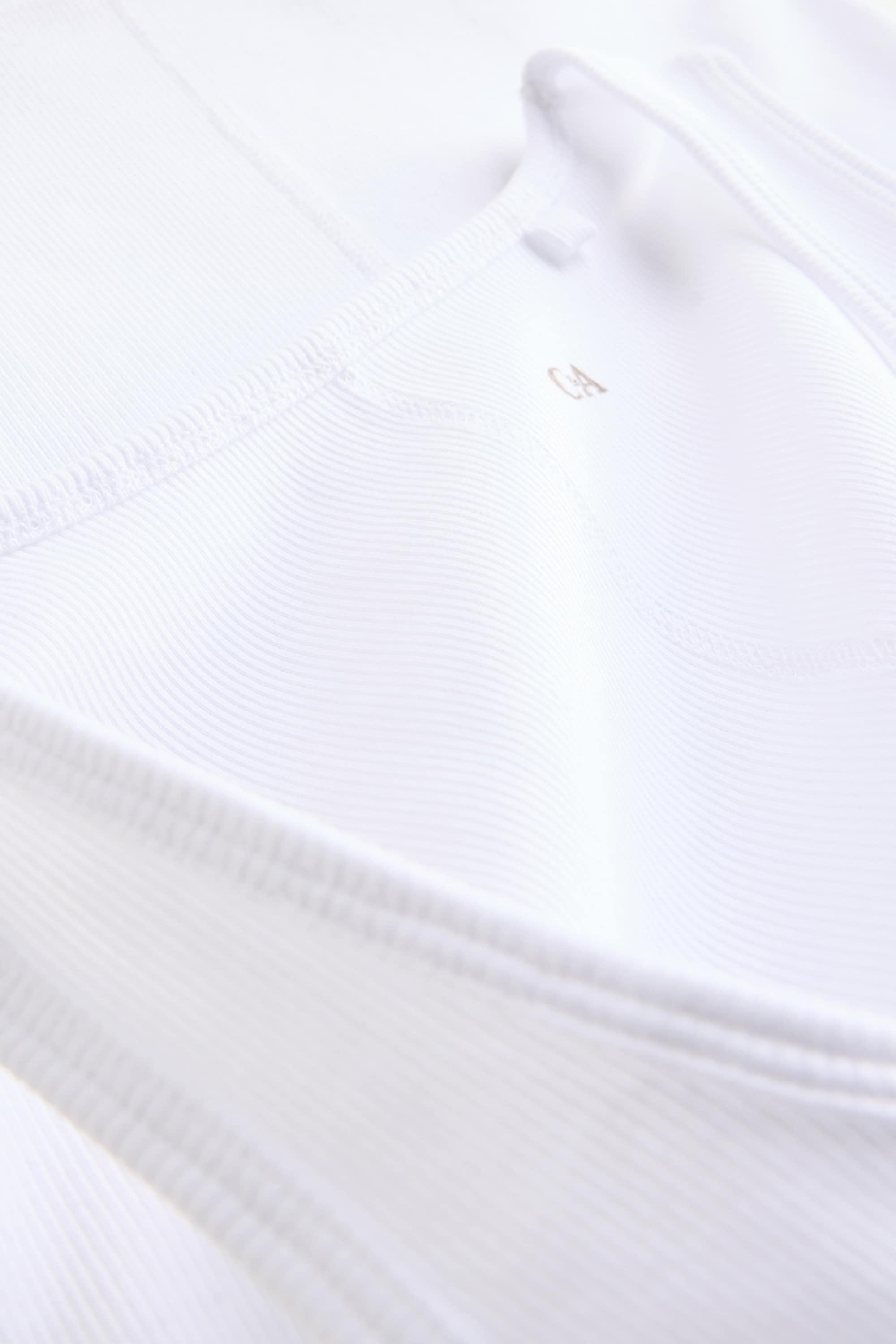 Top - ribbed white