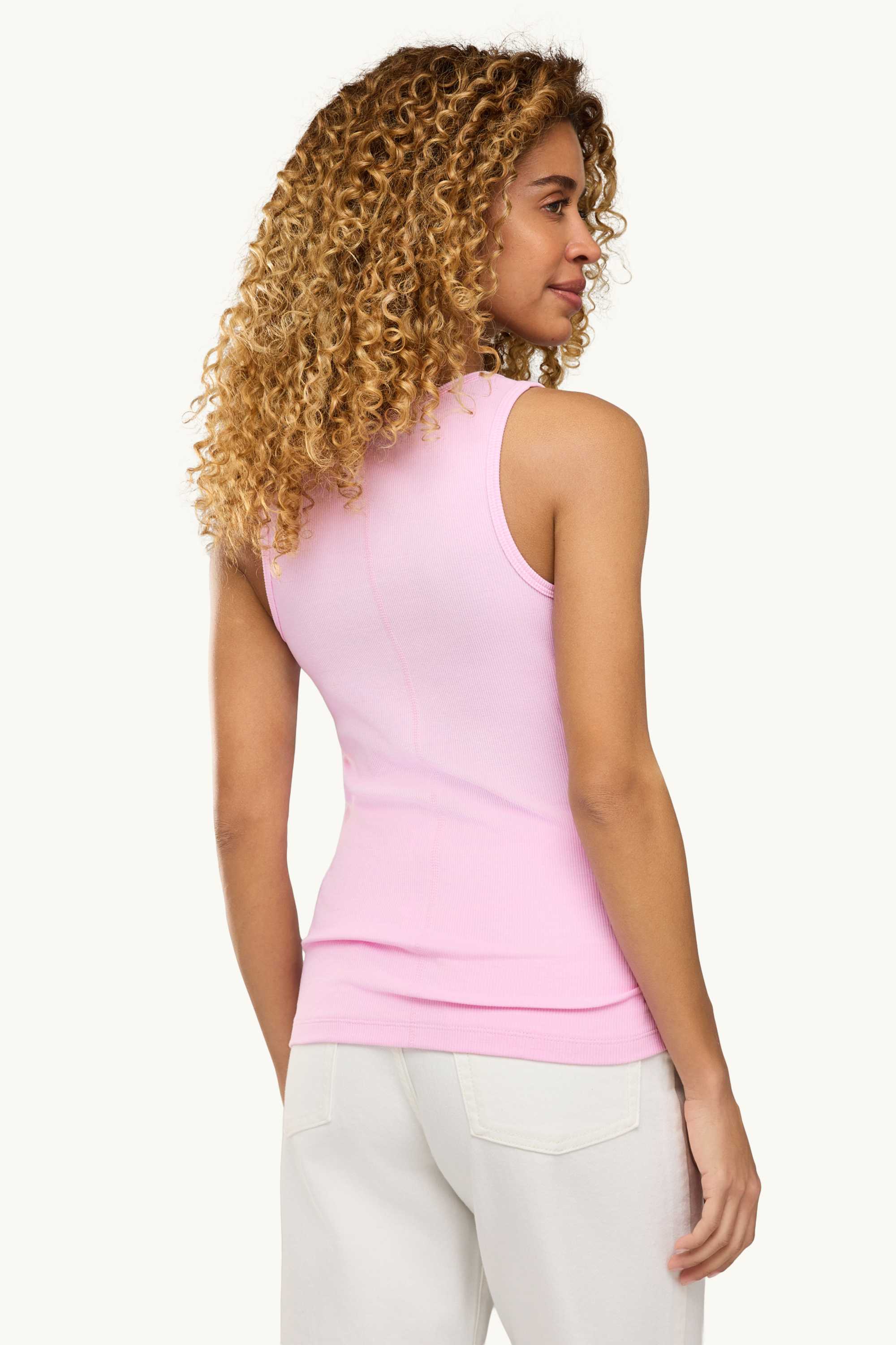 Top - ribbed rose