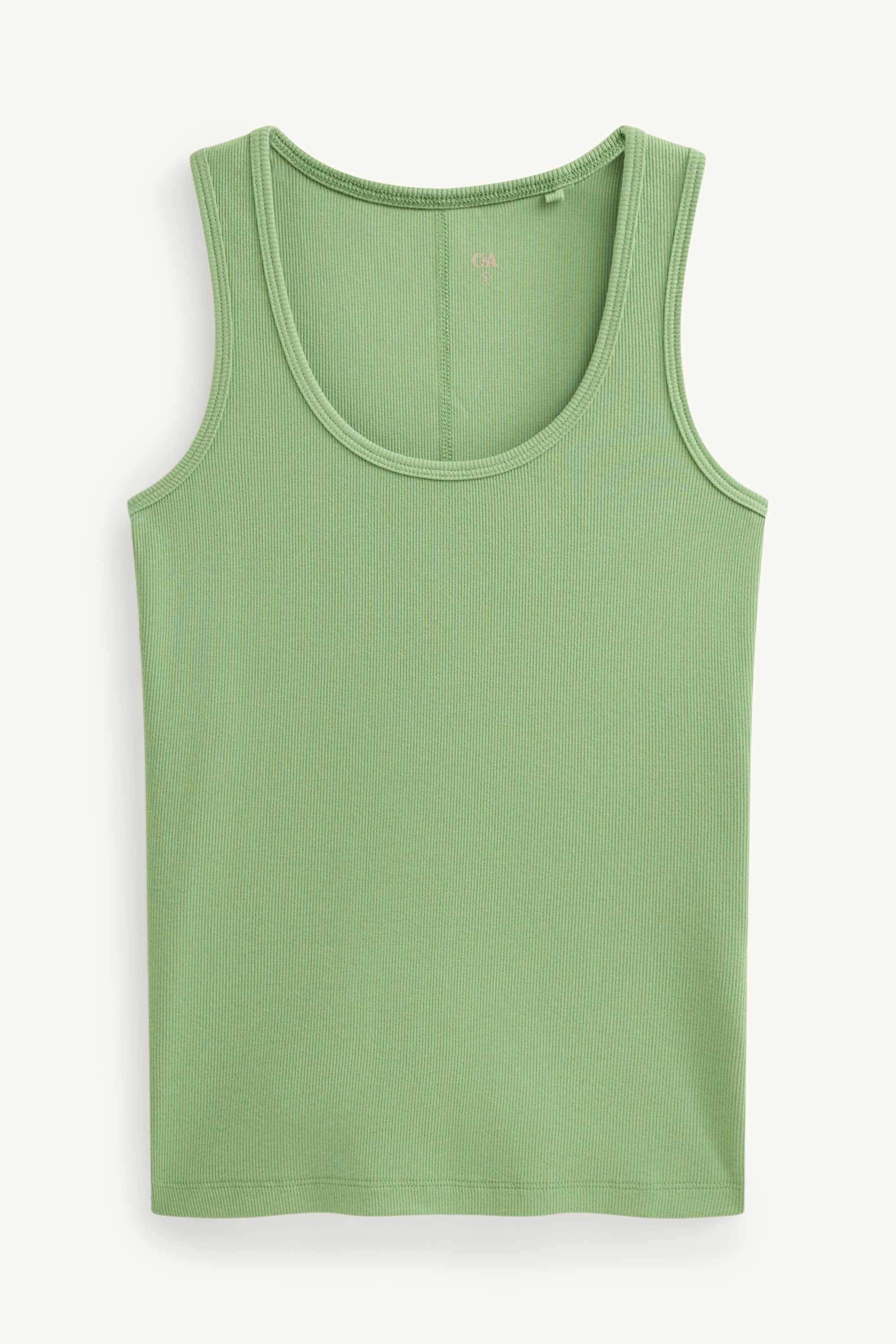 Top - ribbed green