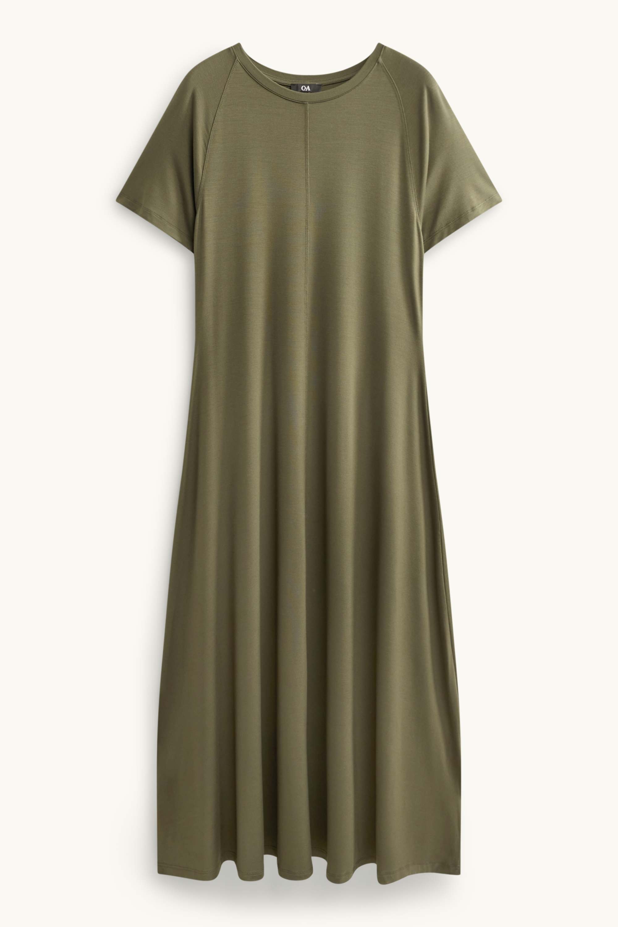 A-line dress khaki