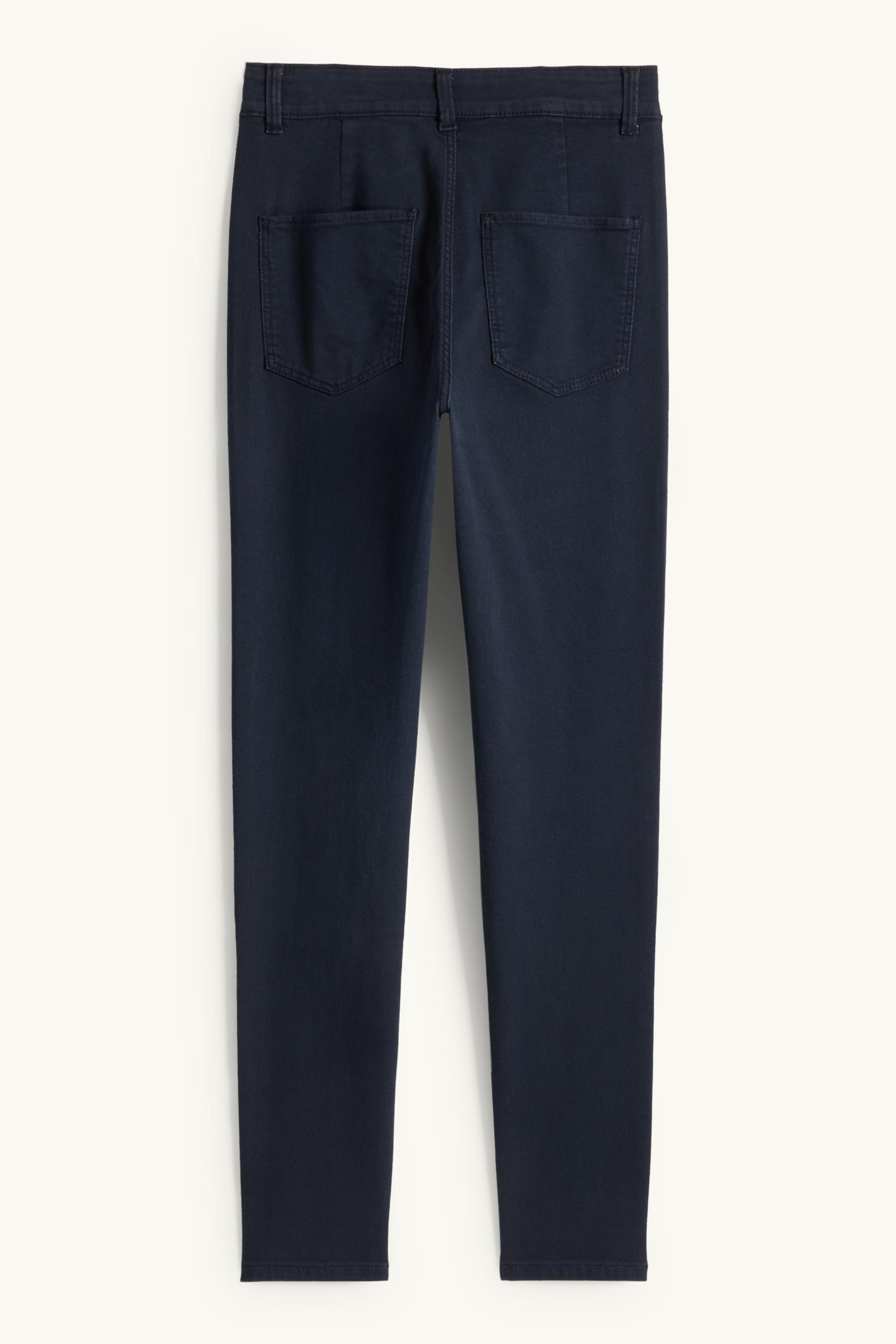 Jegging jeans - high waist dark blue