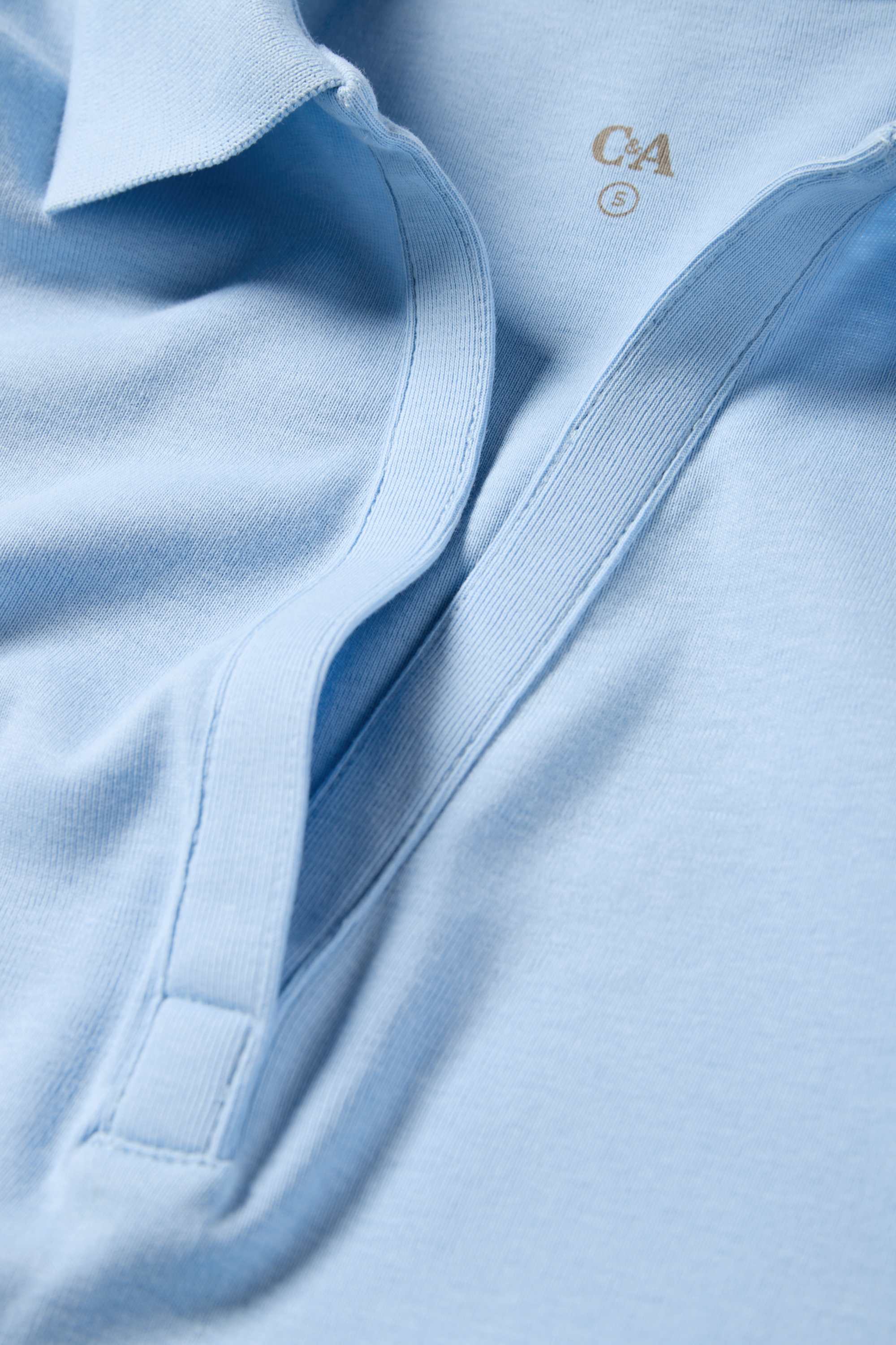 Polo shirt - regular fit light blue