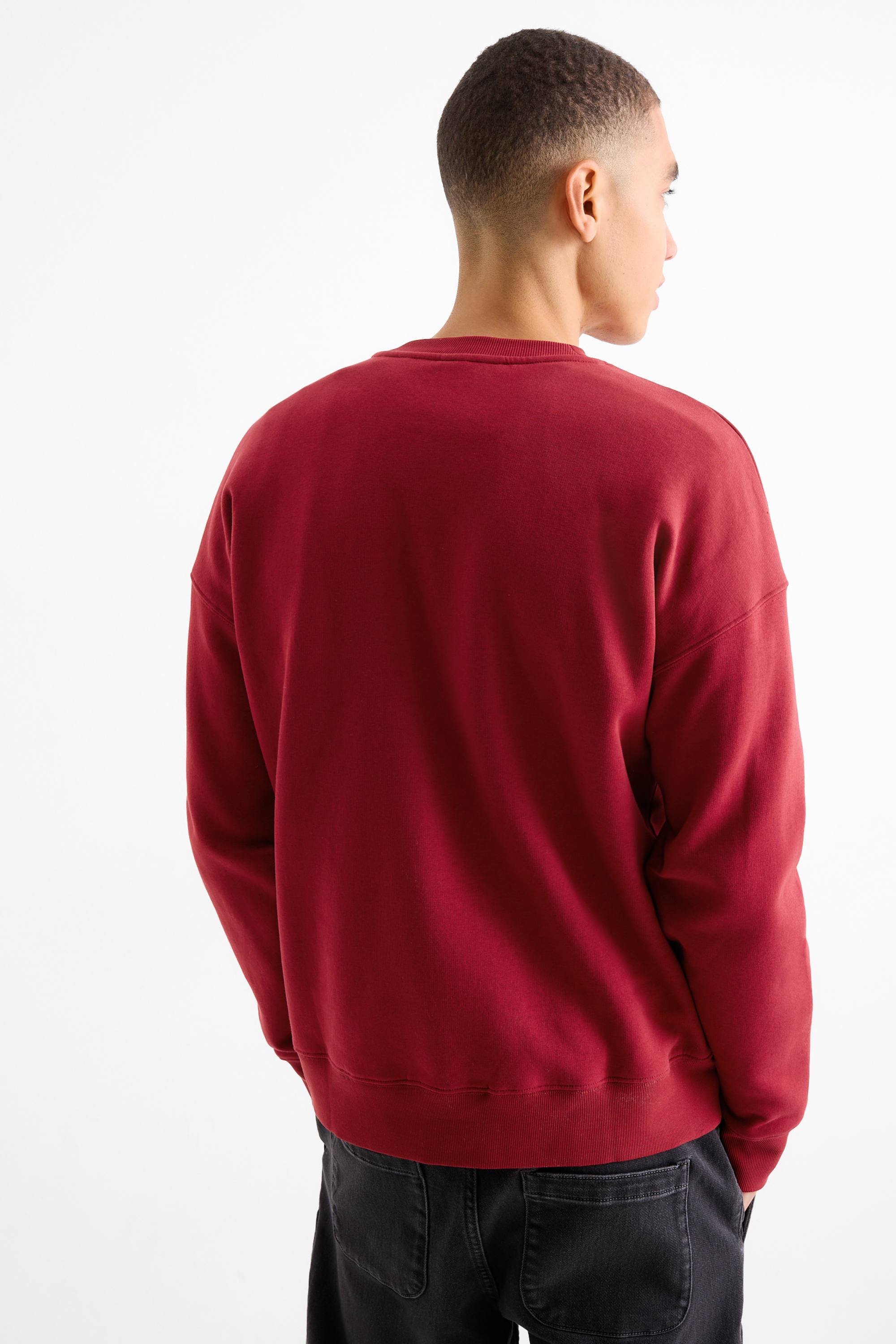 Sweatshirt dark red