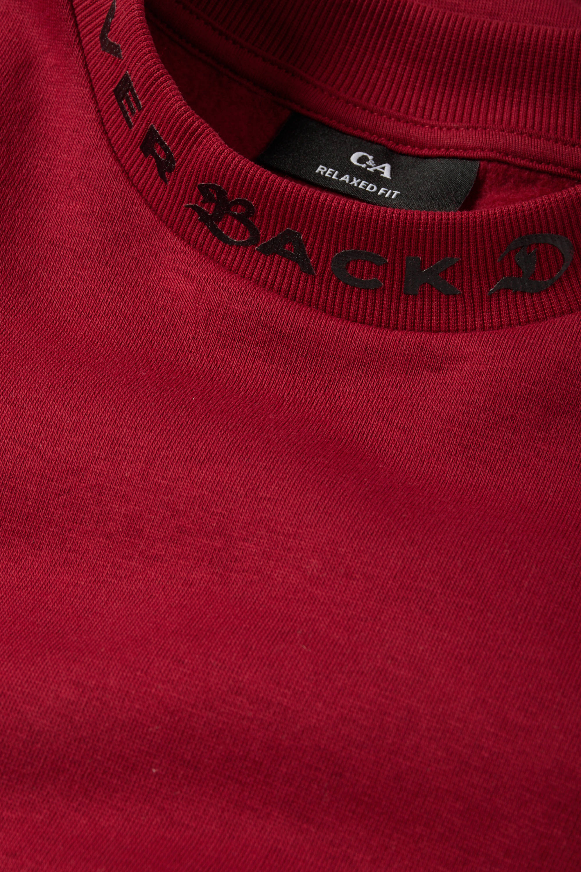 Sweatshirt dark red