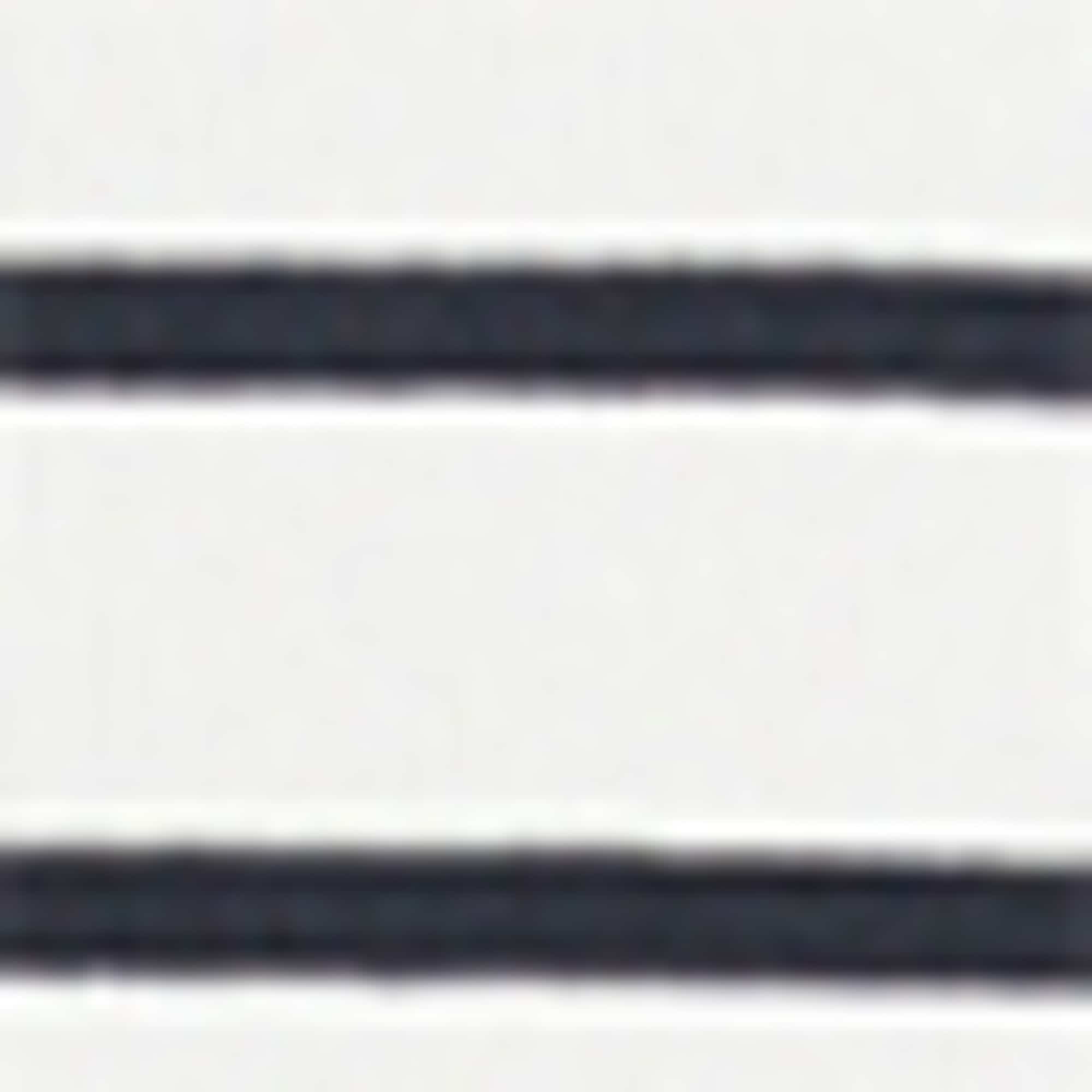 T-shirt - slim fit - ribbed - striped white / black