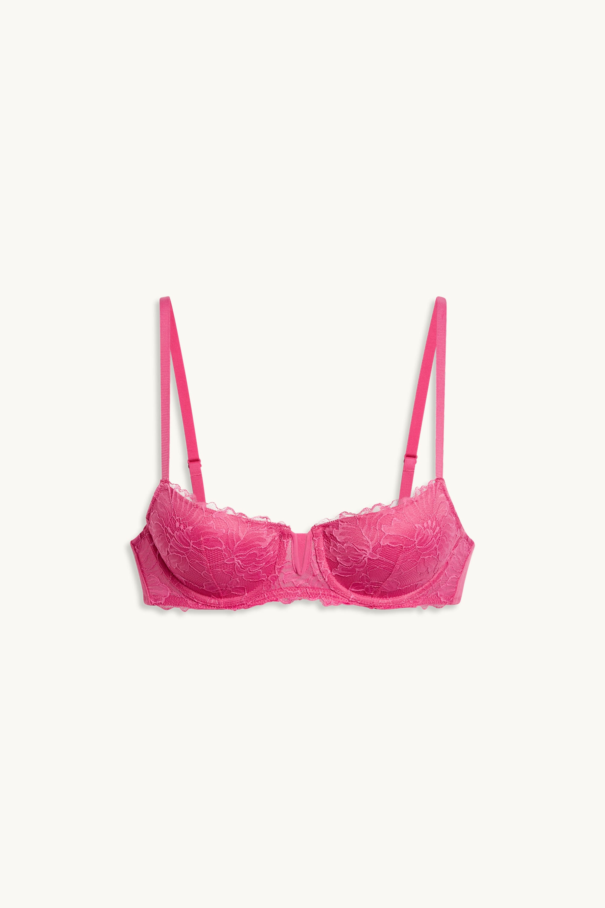 Underwire bra - DEMI - padded pink