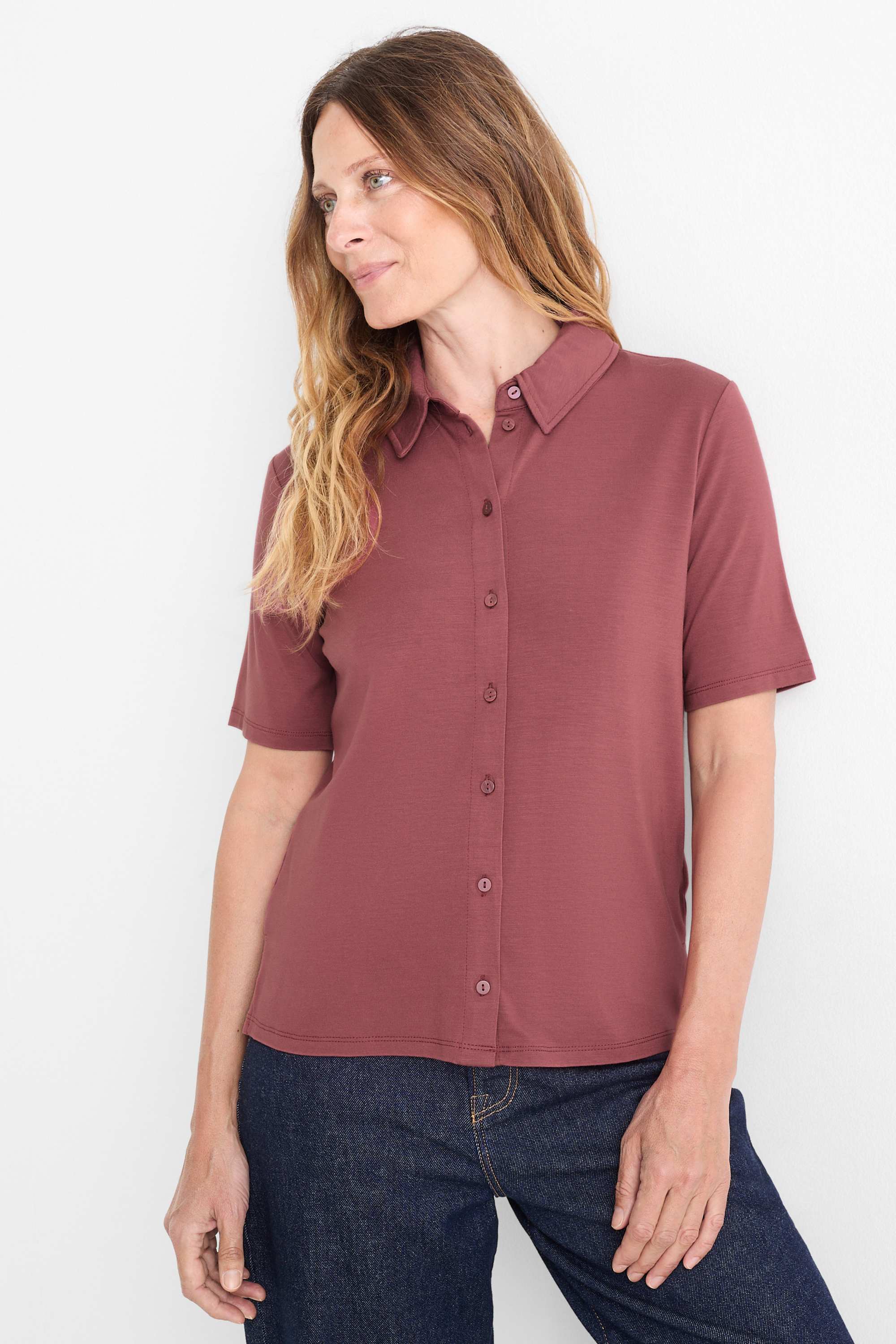 Shirt blouse bordeaux