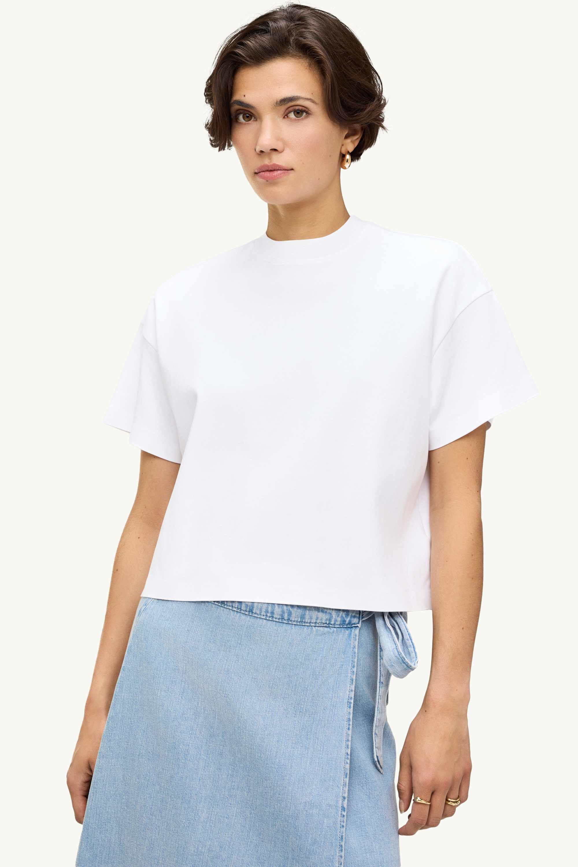 Sweatshirt - oversized white