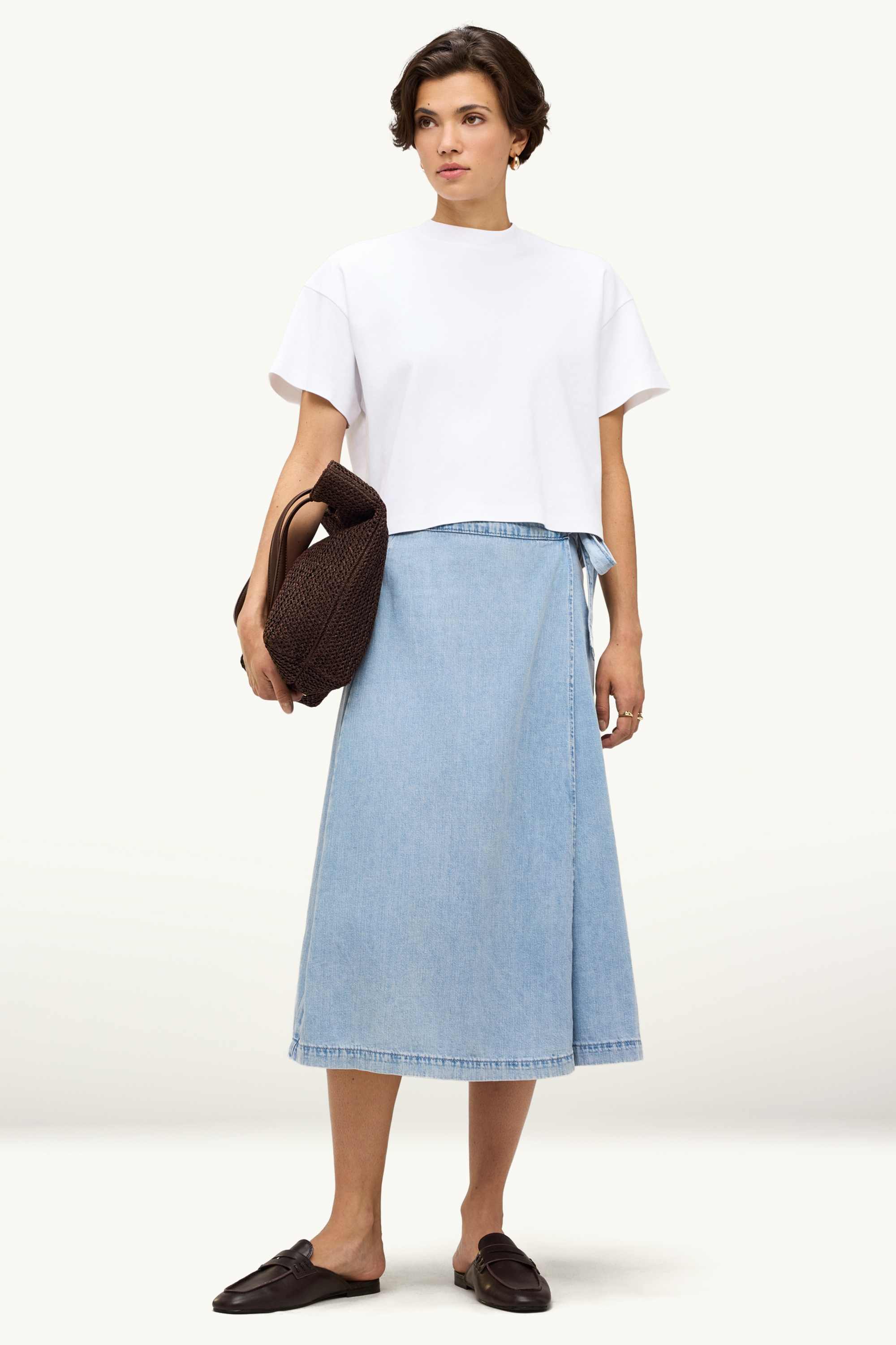 Sweatshirt - oversized white