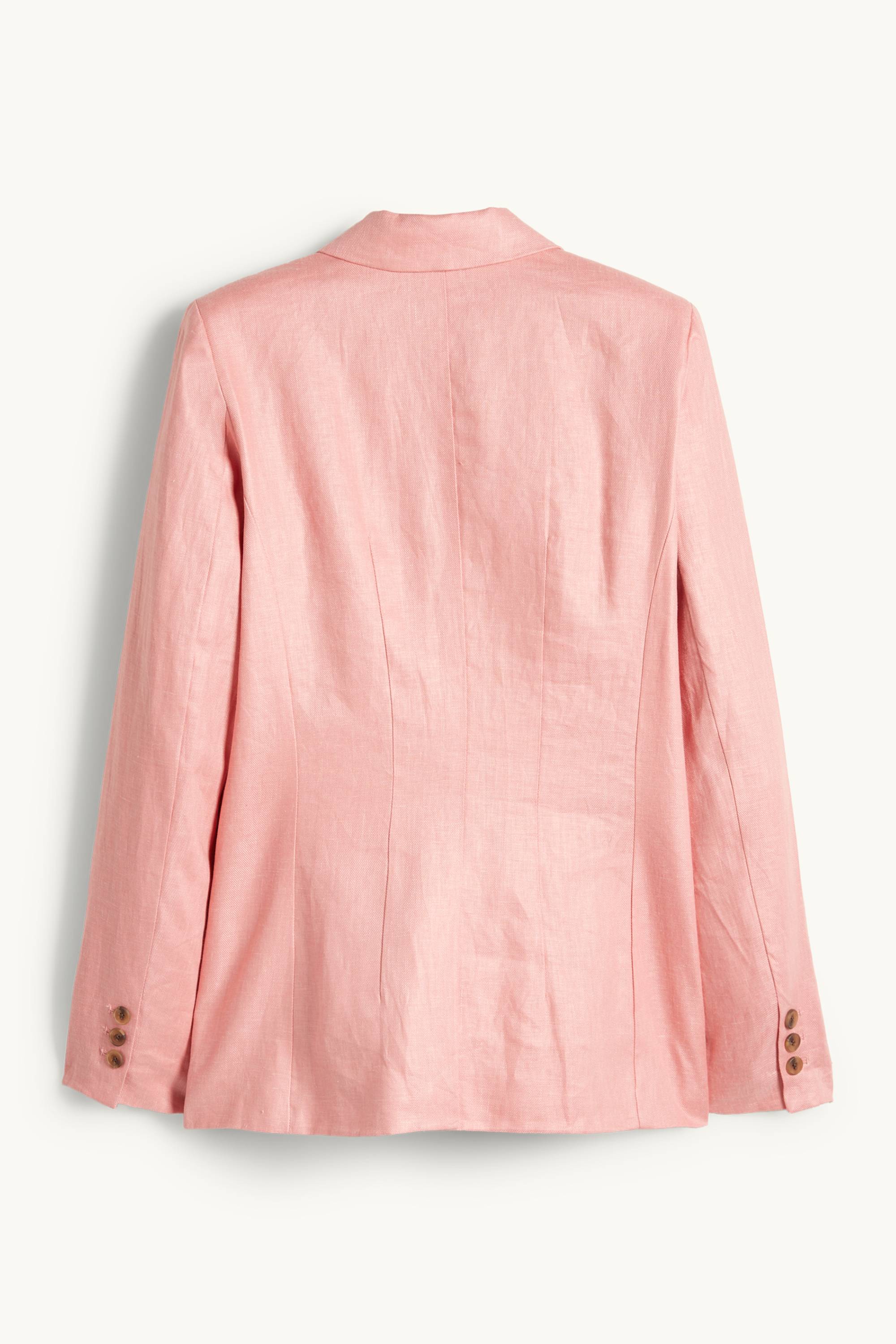 Linen business blazer - regular fit rose