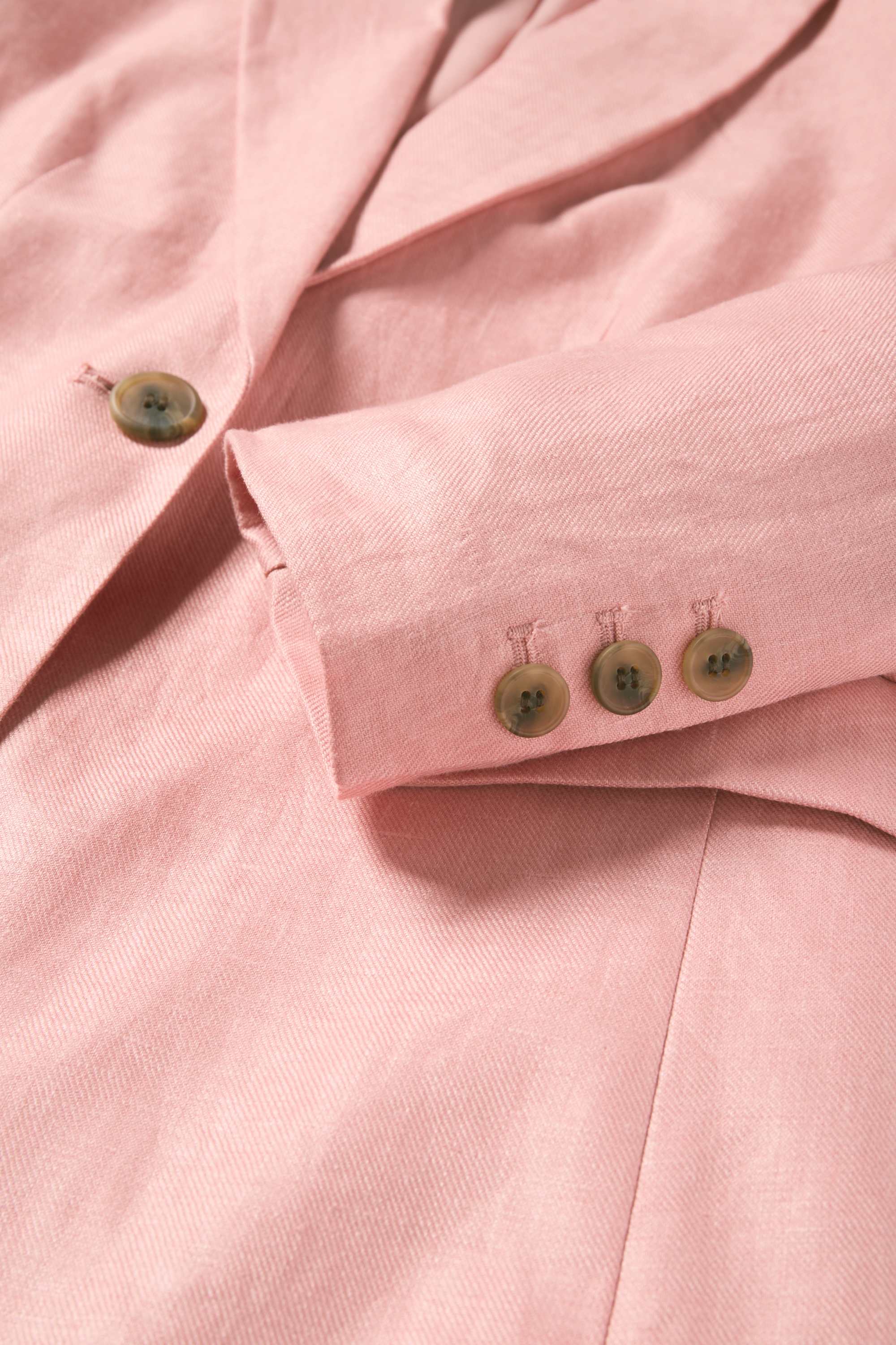 Linen business blazer - regular fit rose