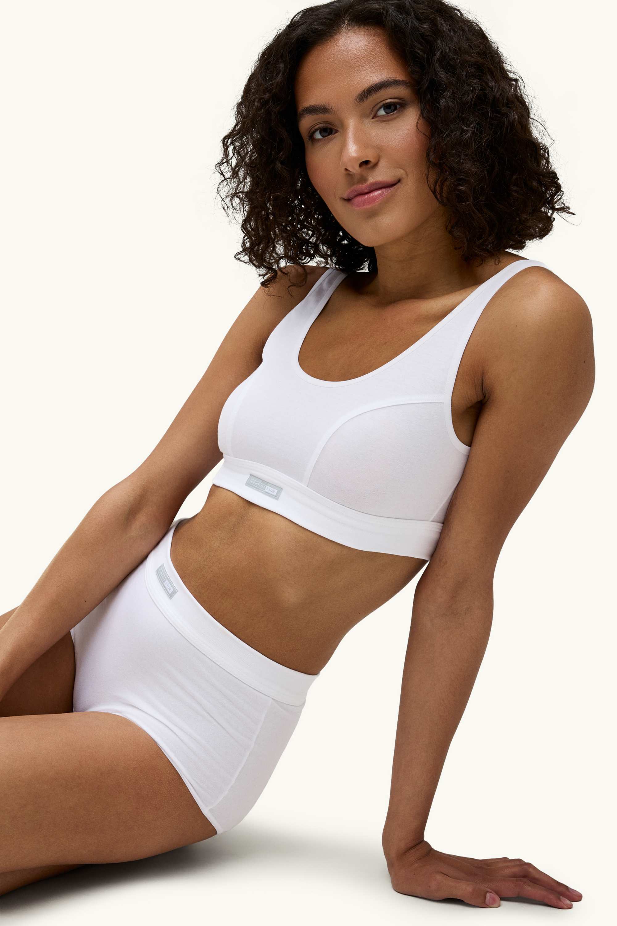 Crop top - LYCRA® white