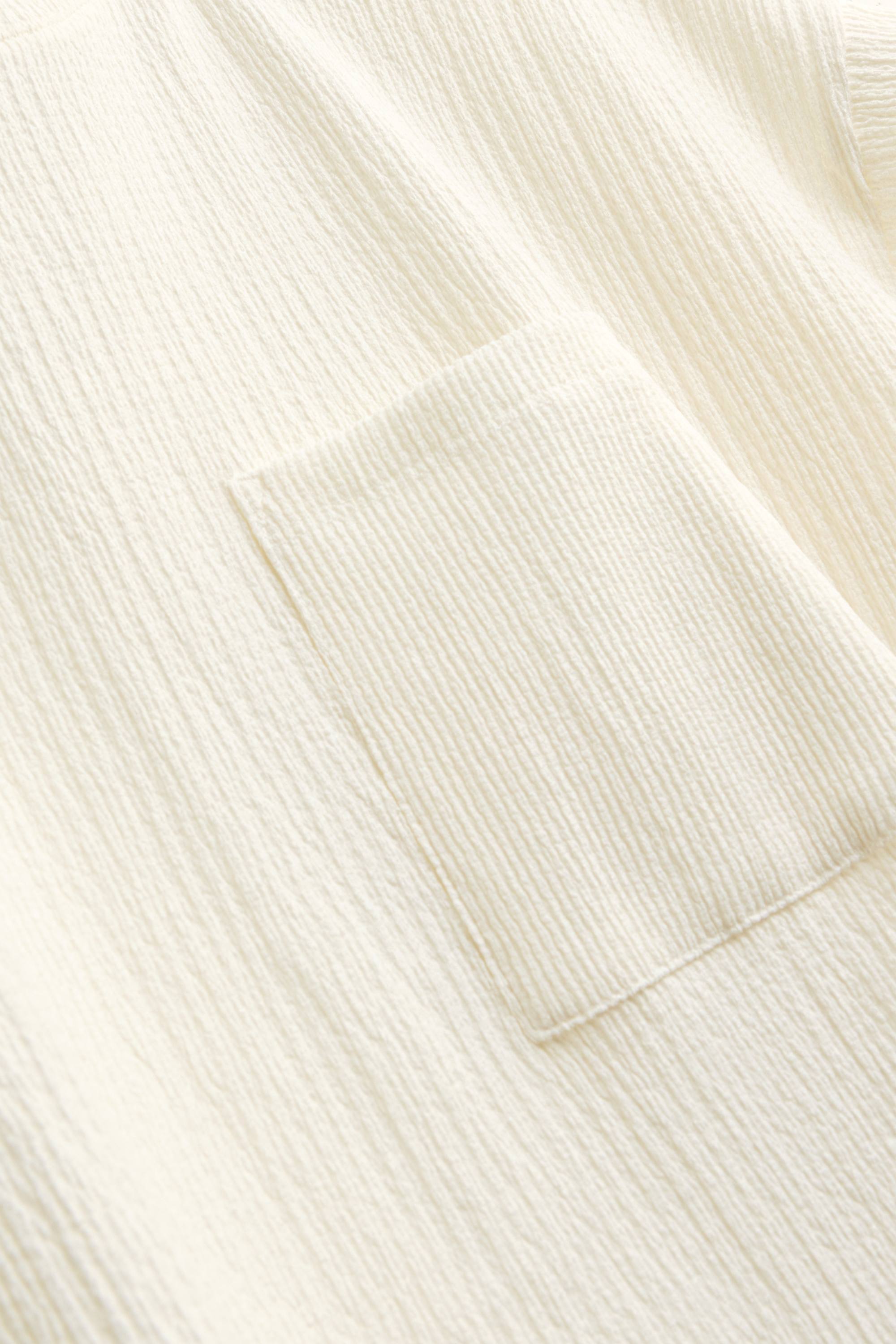 T-shirt - relaxed fit - textured white