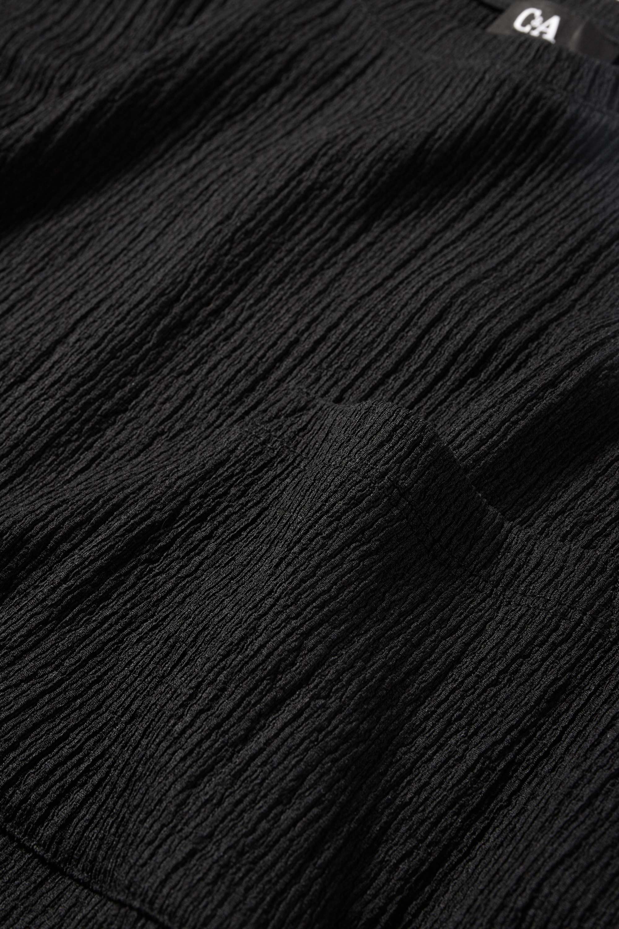 T-shirt - relaxed fit - textured black