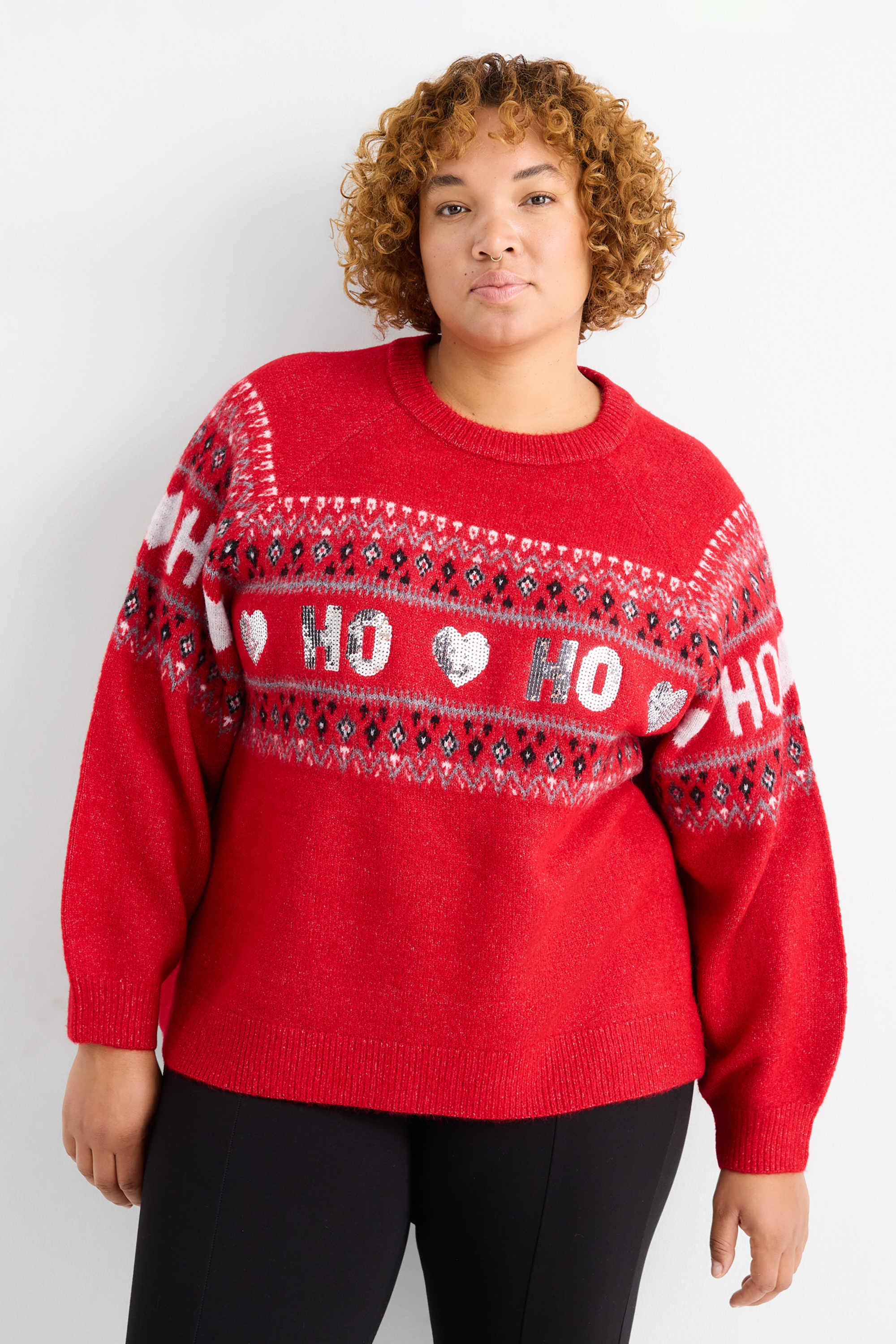 Christmas jumper red