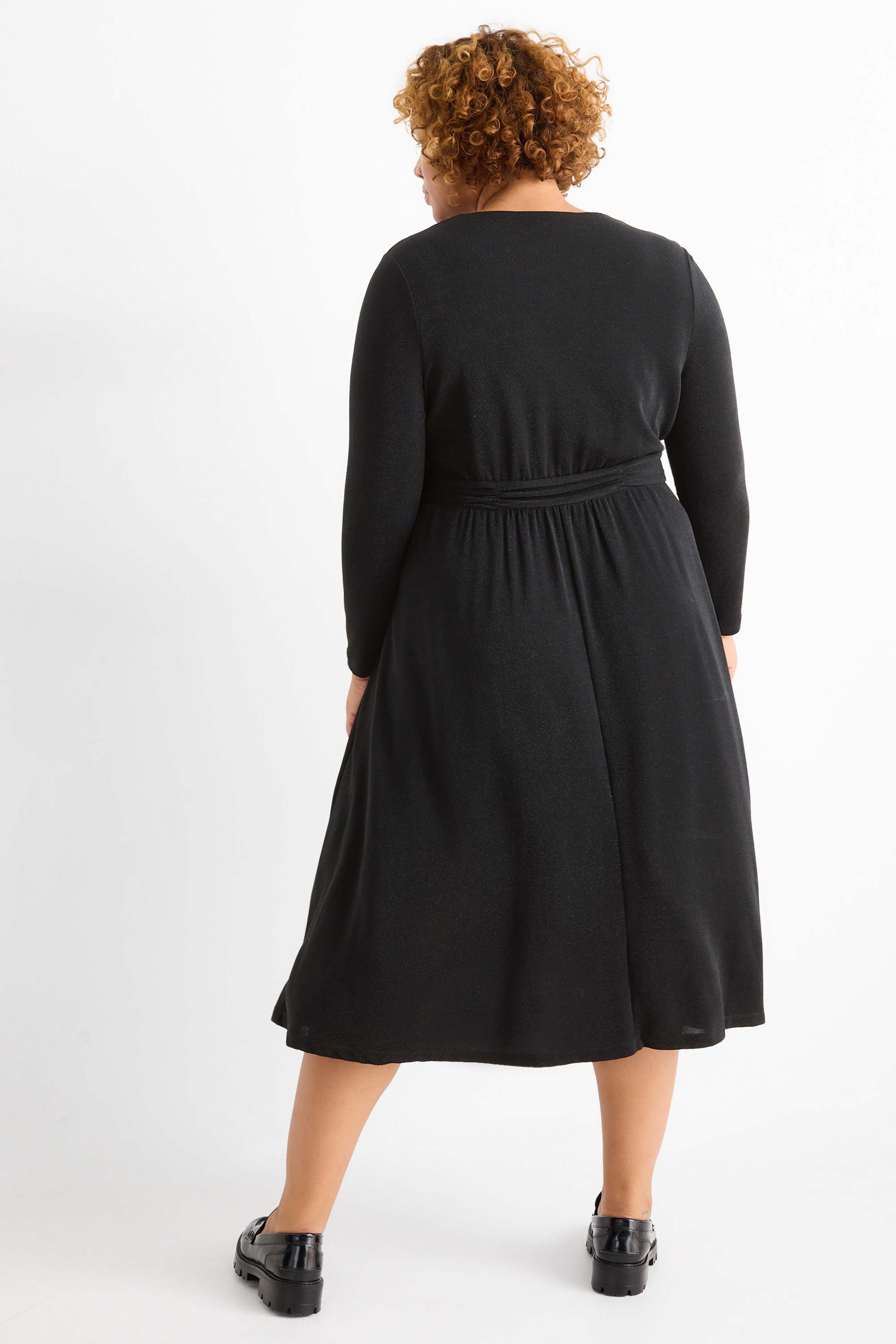 Wrap dress black