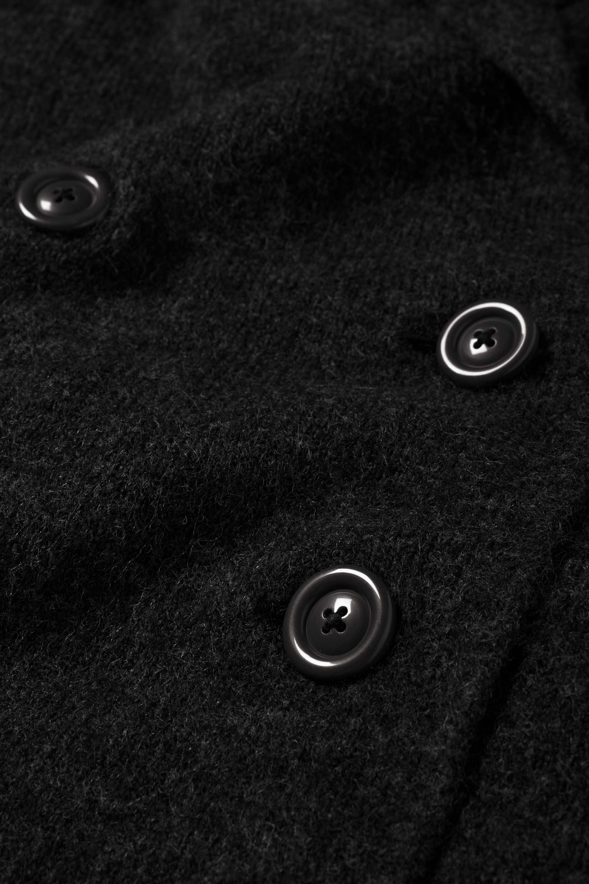 Cardigan with hood dark gray