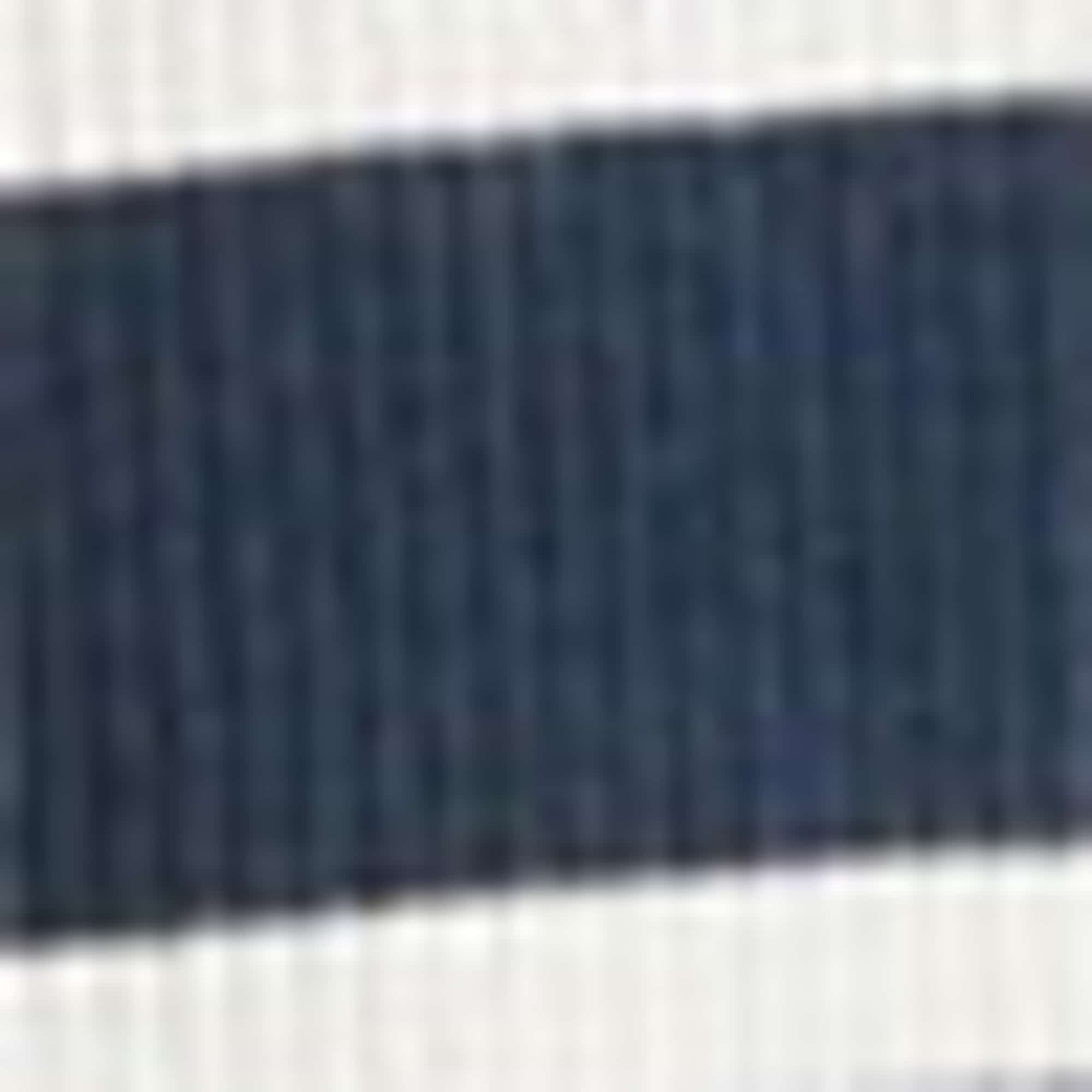 Polo shirt - regular fit - ribbed - striped dark blue / white
