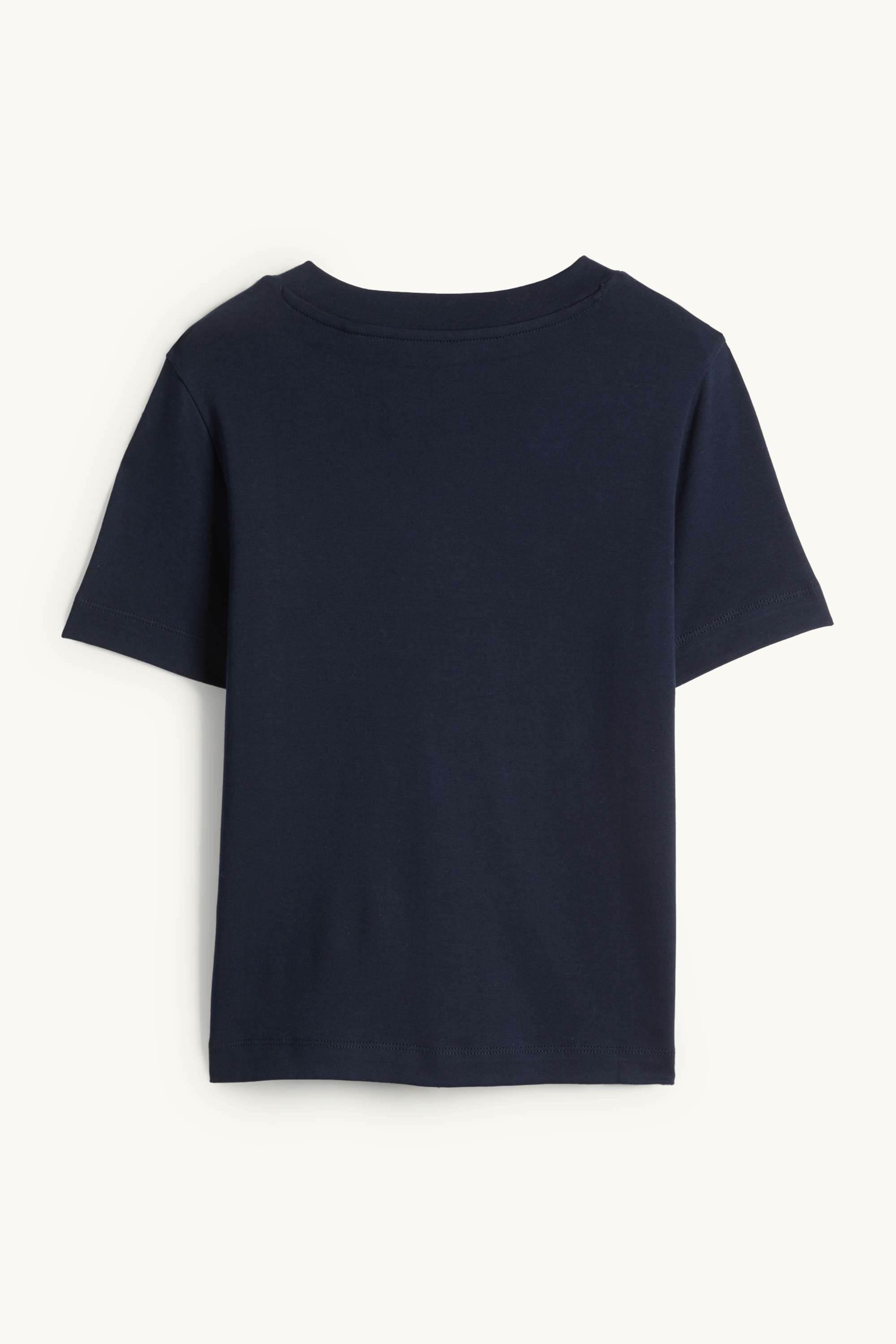 V-neck T-shirt - slim fit dark blue