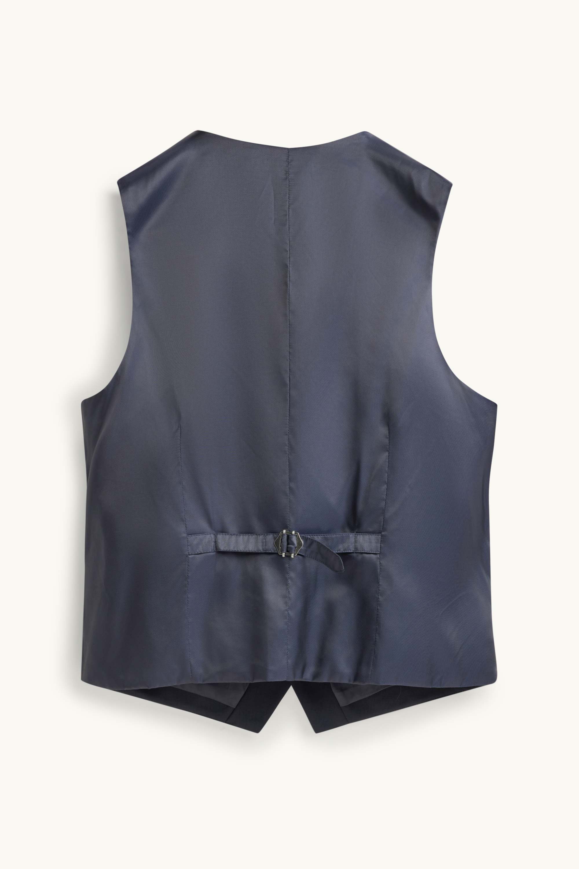 Waistcoat - regular fit - Flex - wool blend dark blue