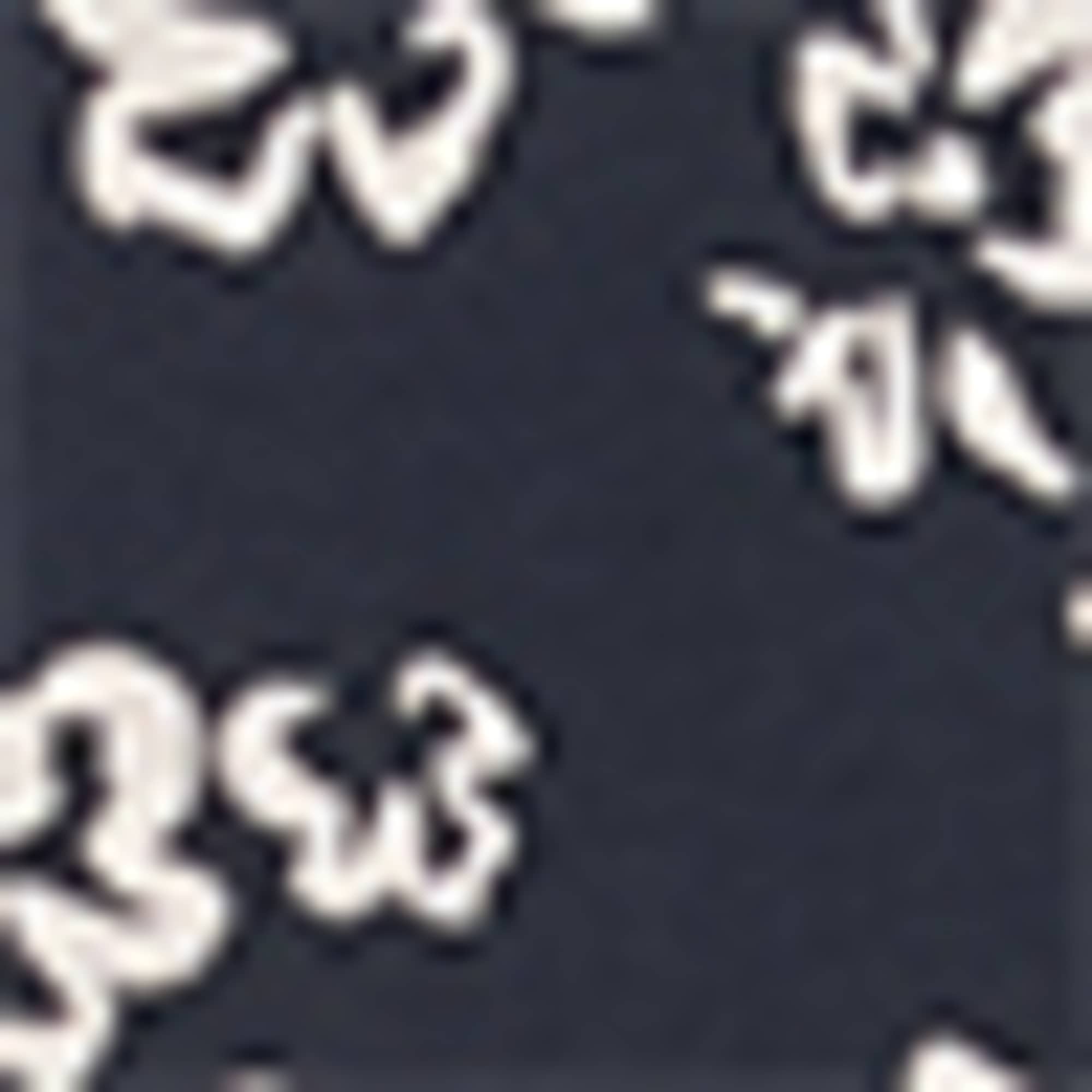 V-neck T-shirt - slim fit - floral dark blue