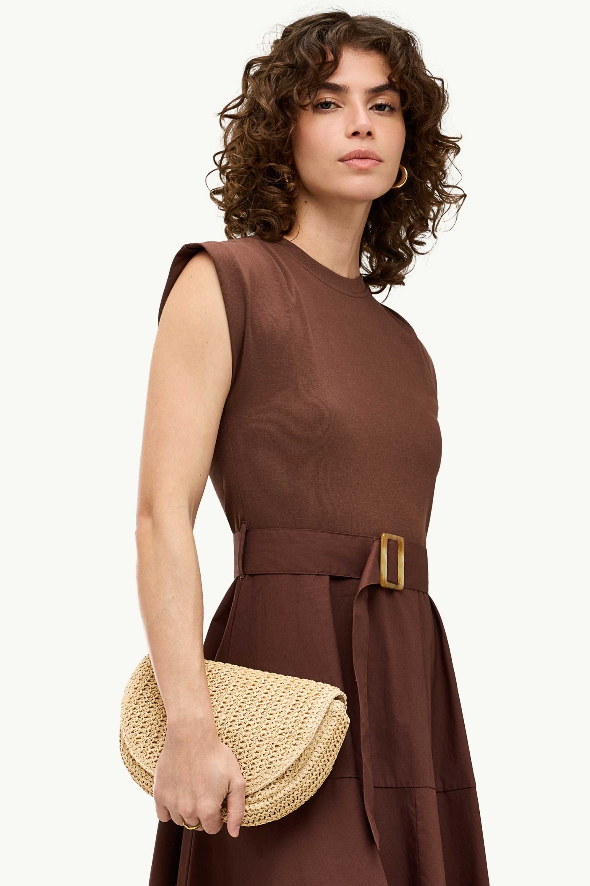 Crossbody bag beige
