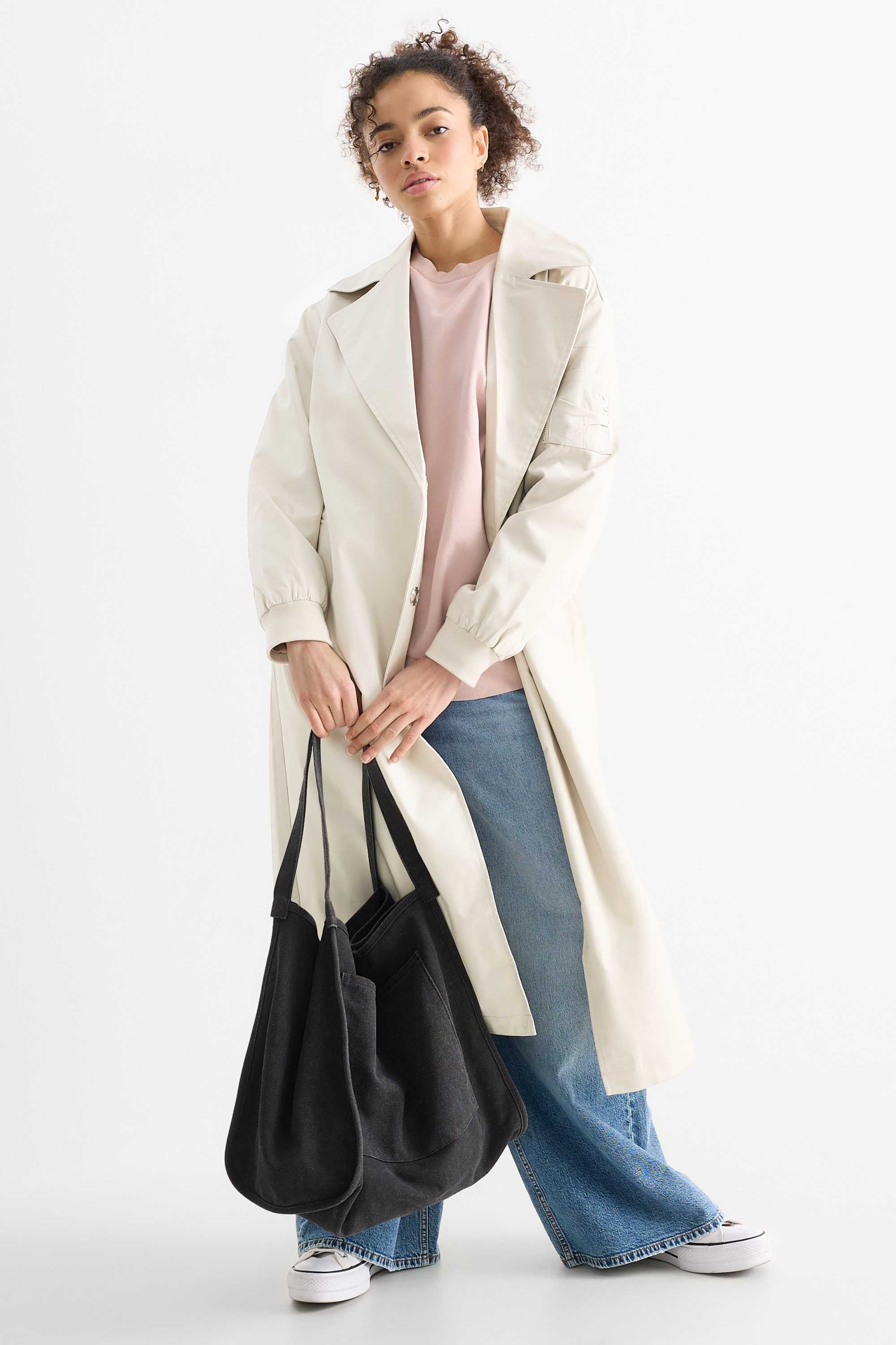 Trench coat light beige