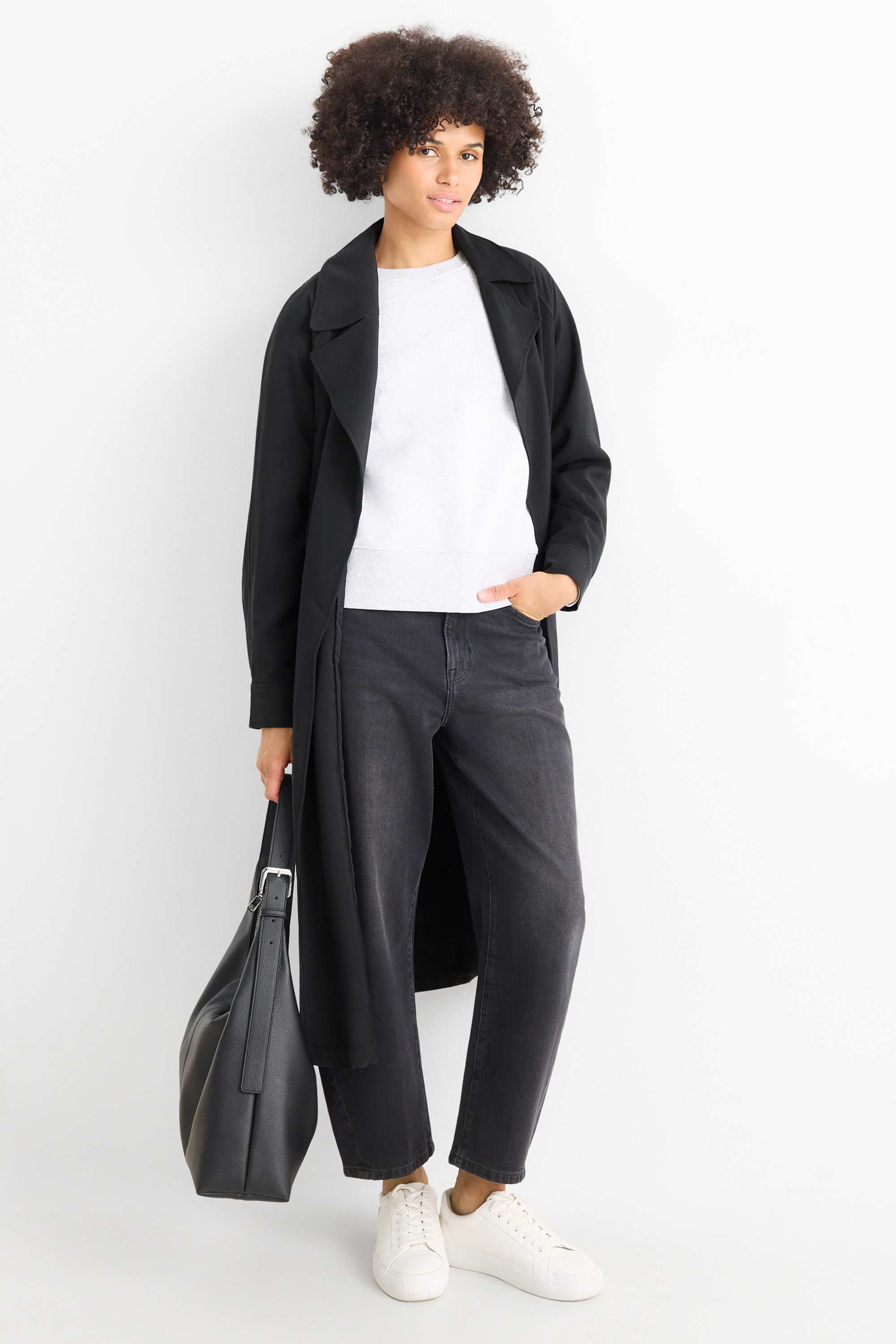Trench coat black