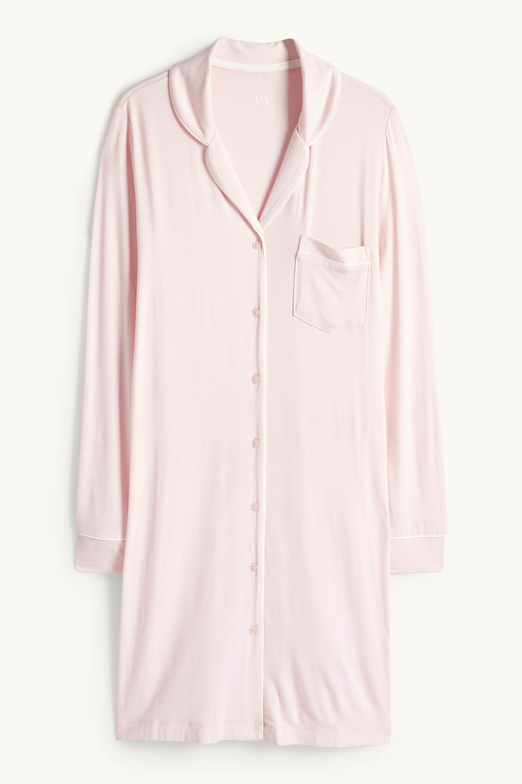 Viscose nightdress rose