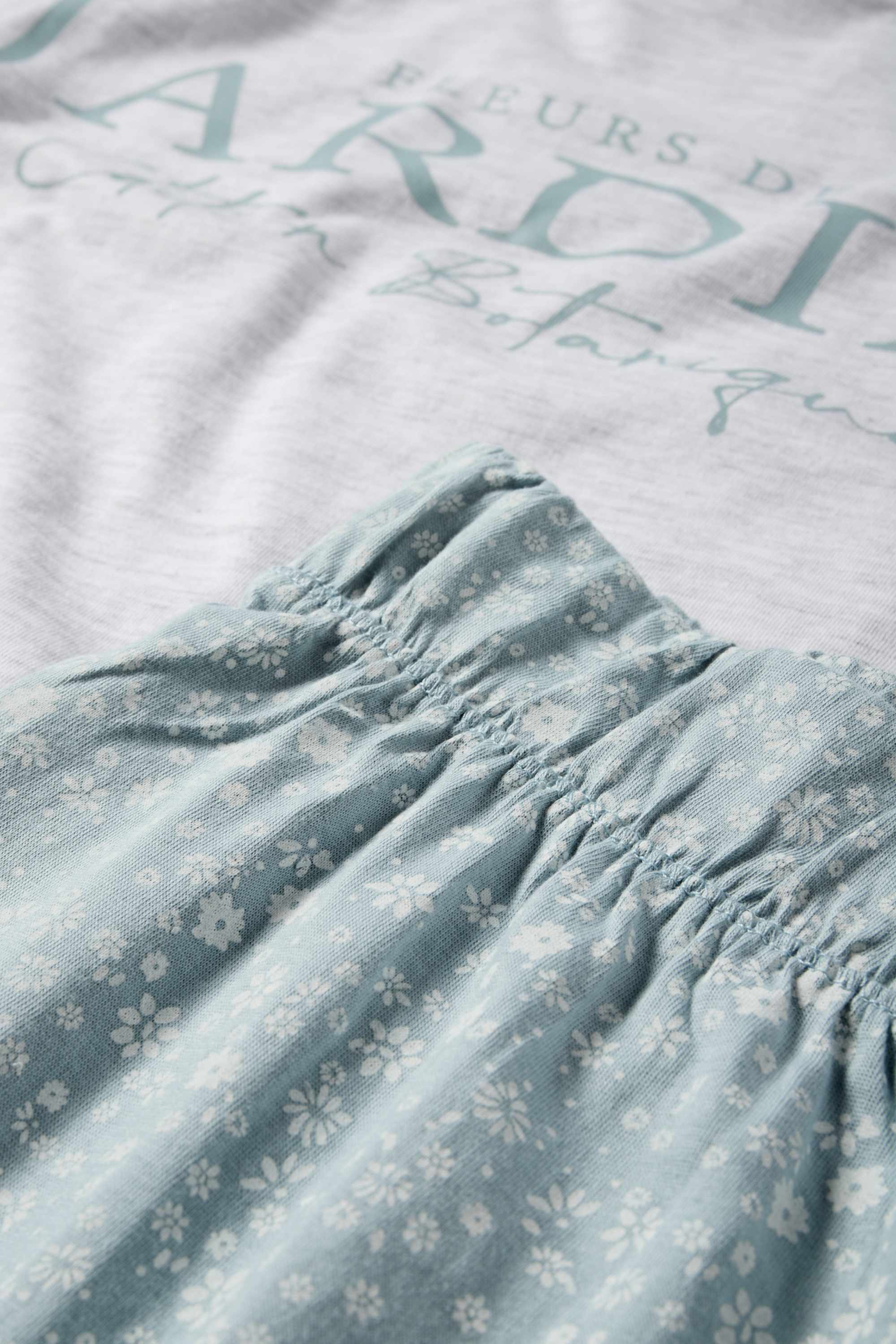 Pyjamas light gray-melange