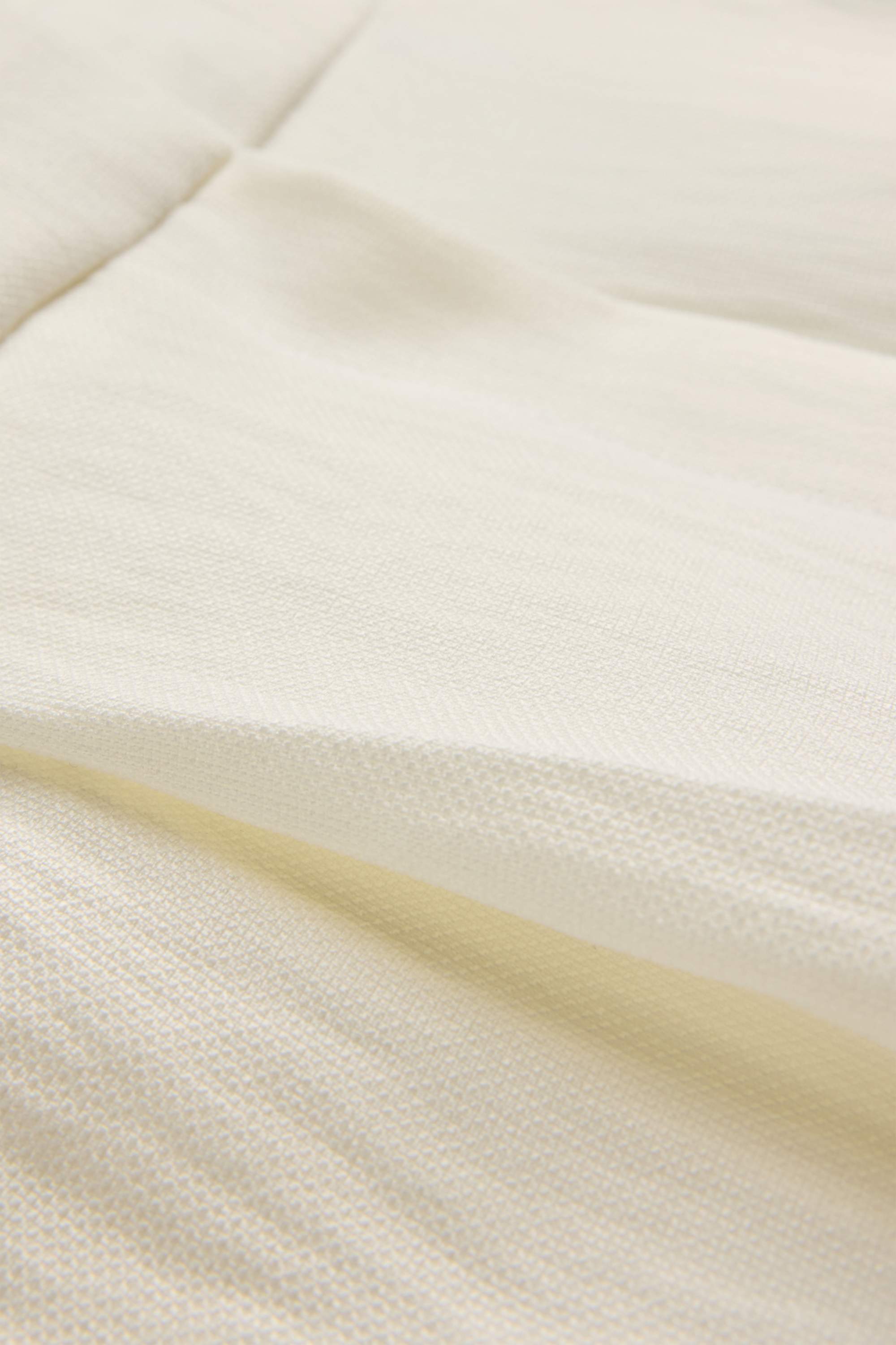 Business trousers - high-rise waist - regular fit cremewhite