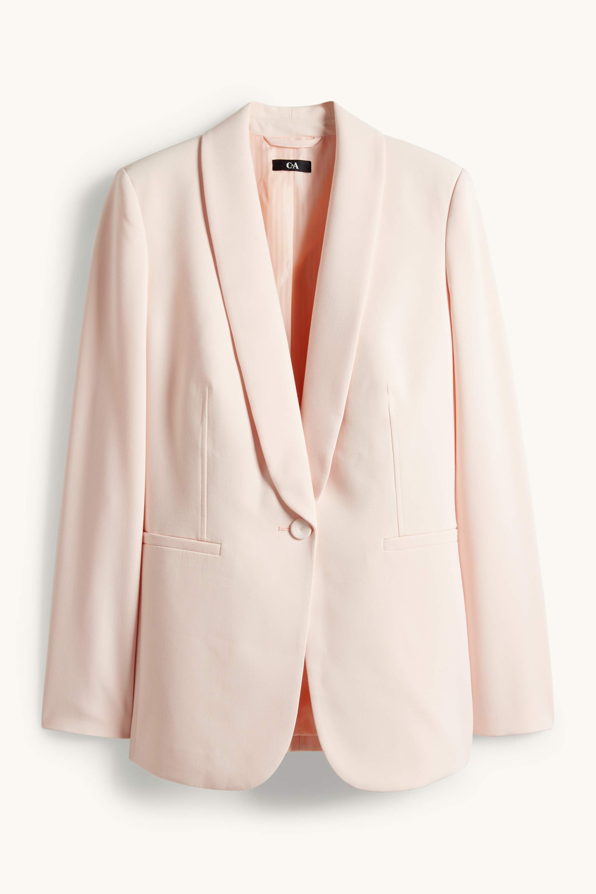 Long blazer - regular fit salmon coloured