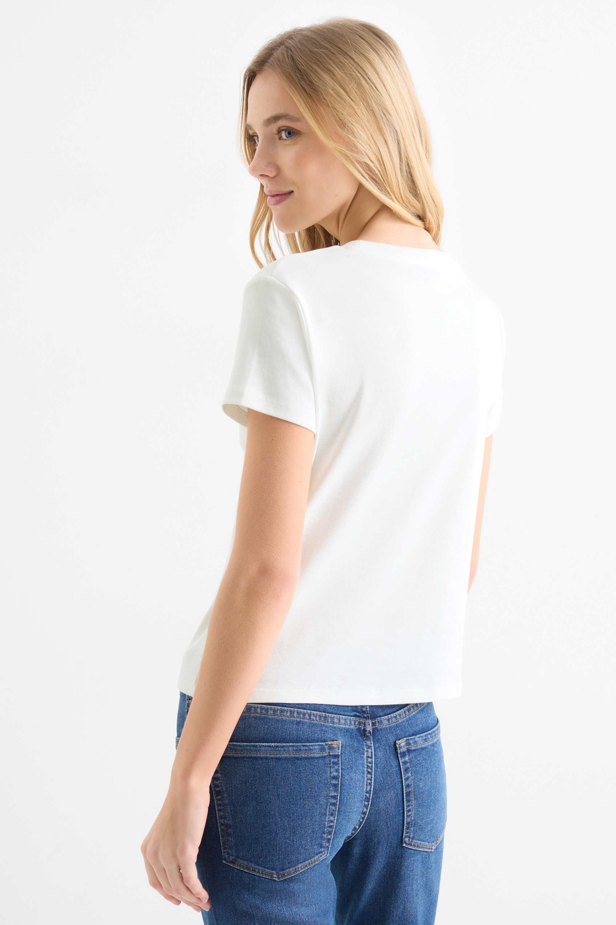 T-shirt - relaxed fit white