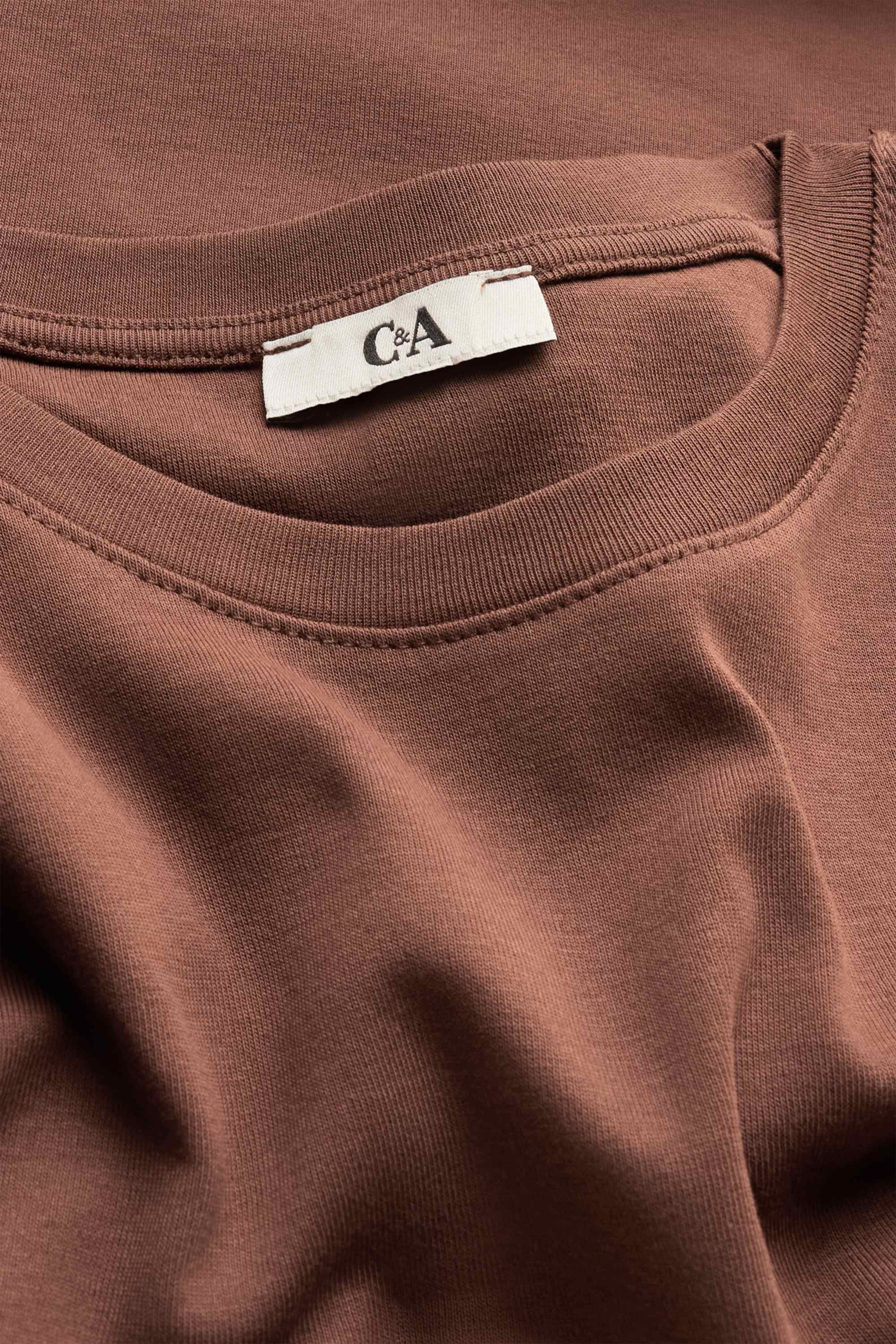 T-shirt - relaxed fit brown