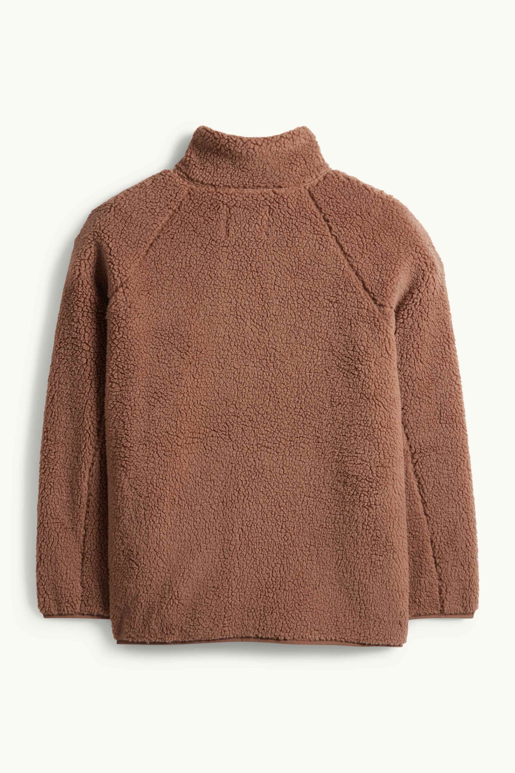 Teddy fur jacket brown