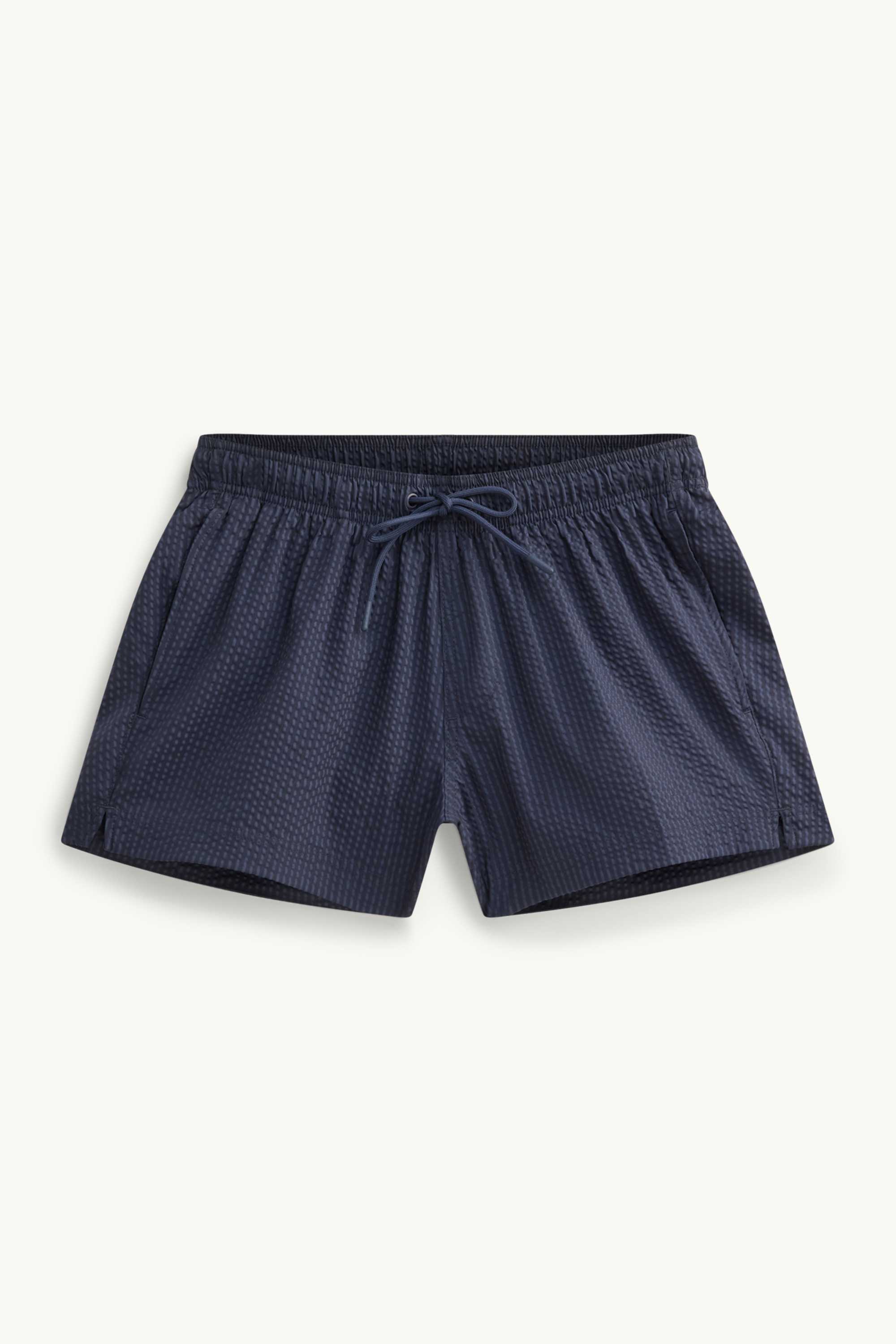 Swim shorts - textured dark blue
