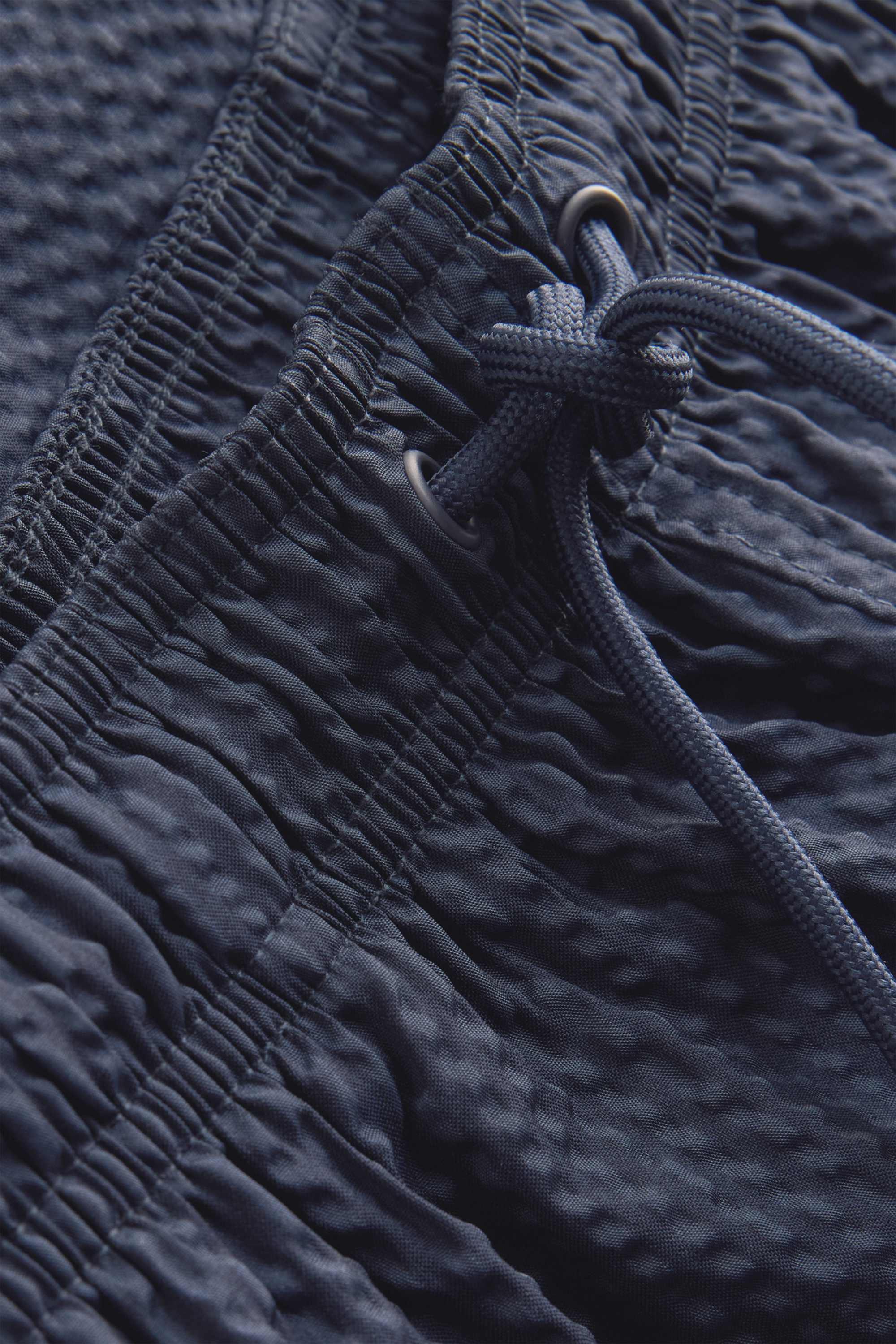 Swim shorts - textured dark blue