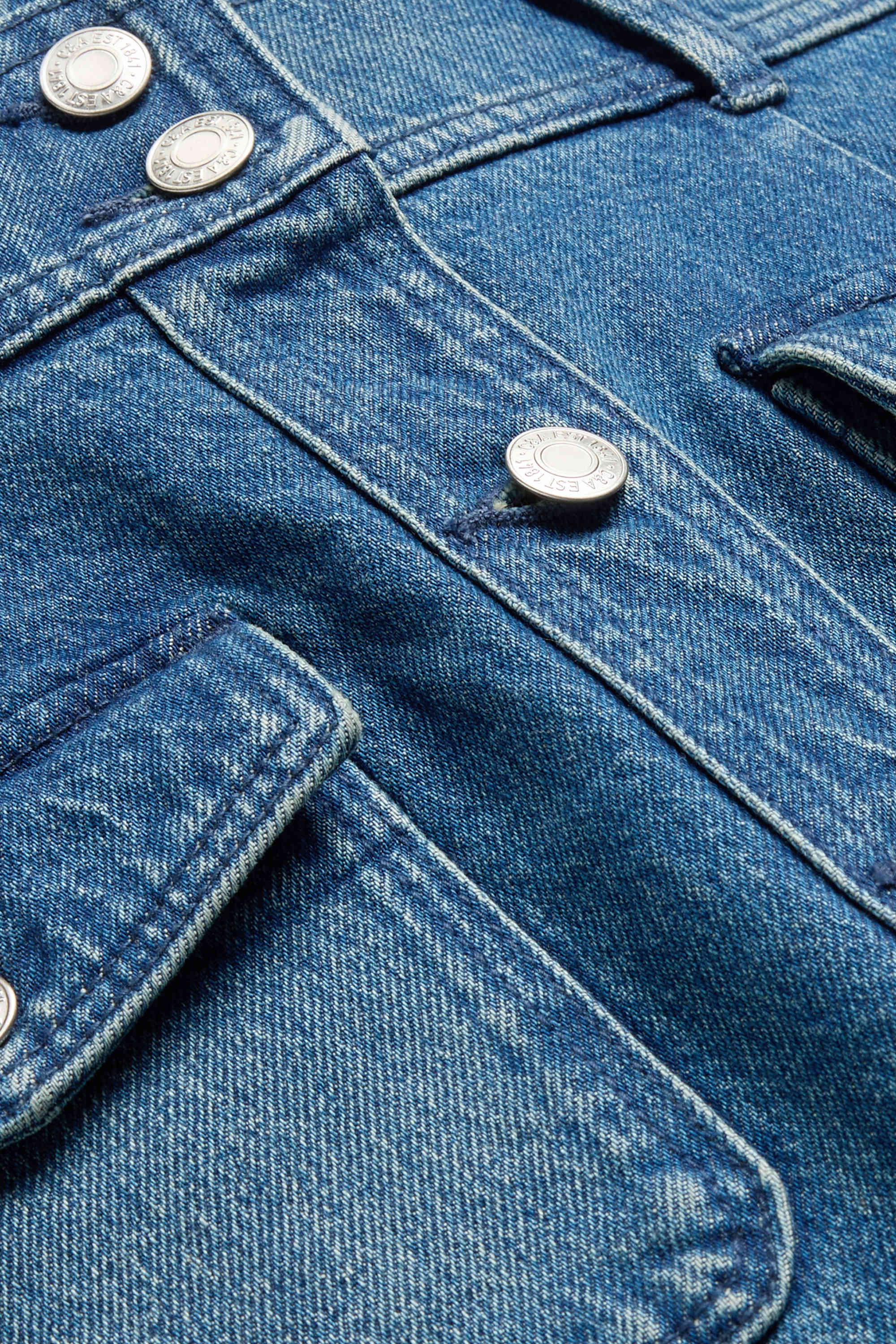 Denim skirt blue