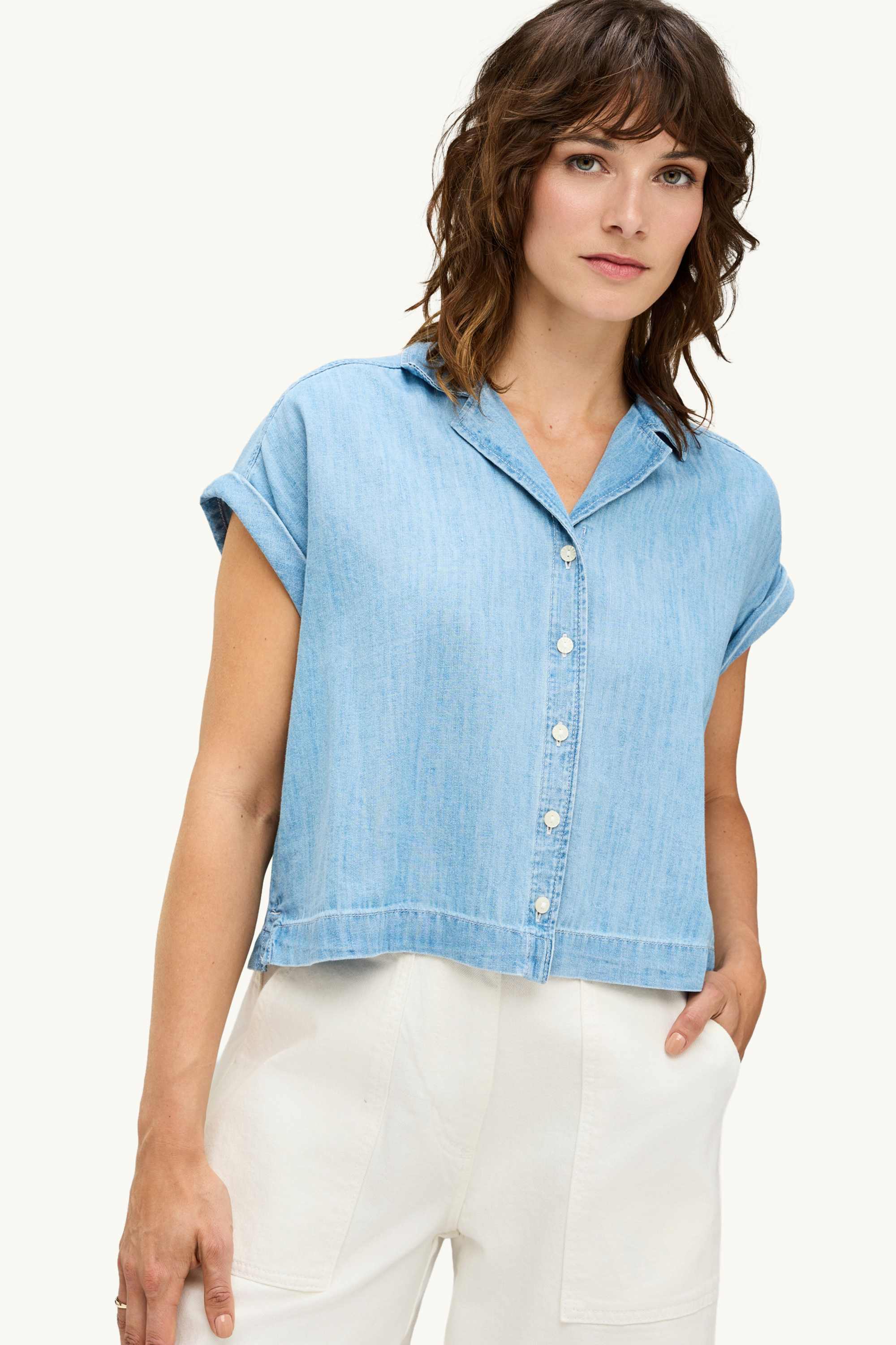 Denim blouse blue denim