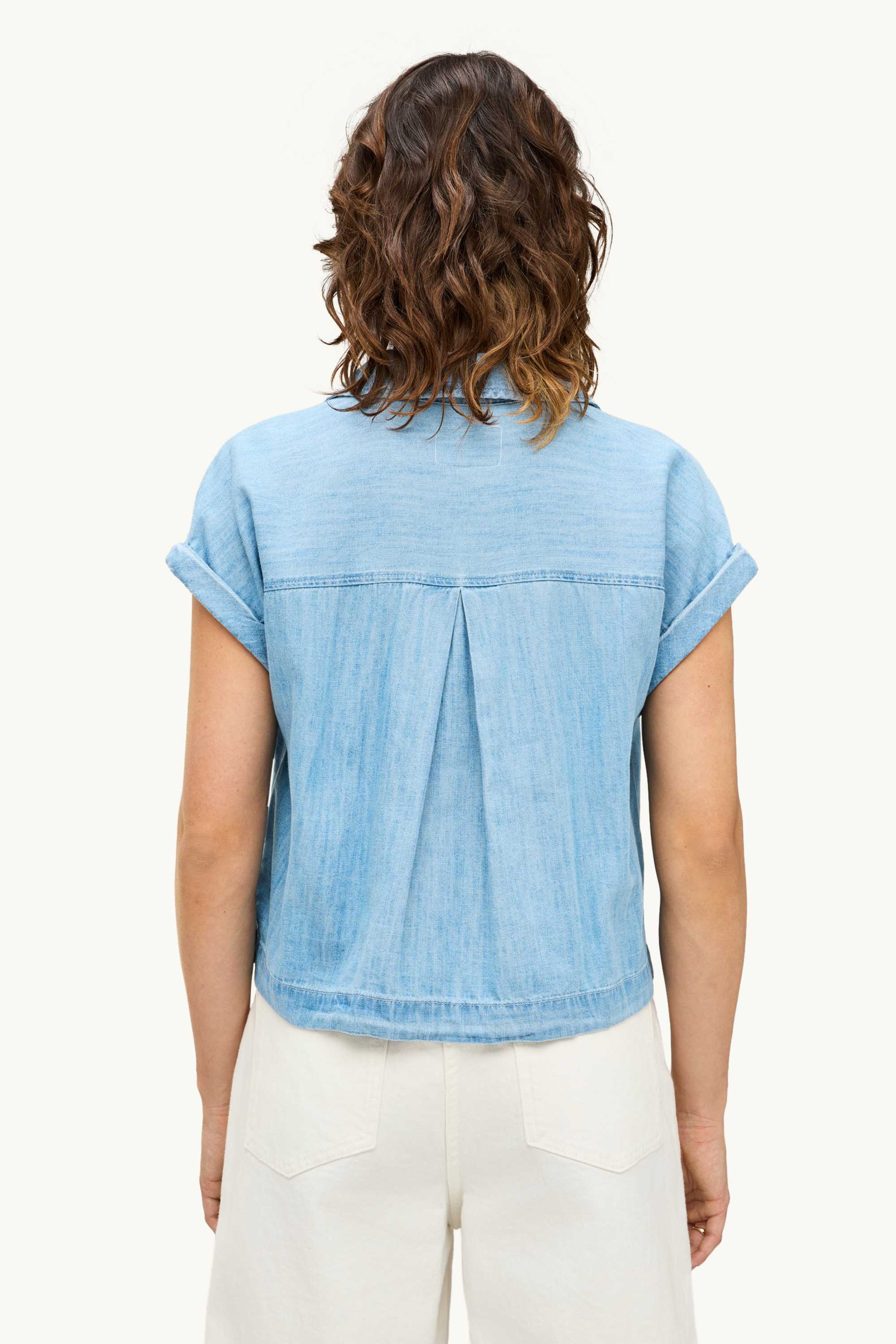 Denim blouse blue denim