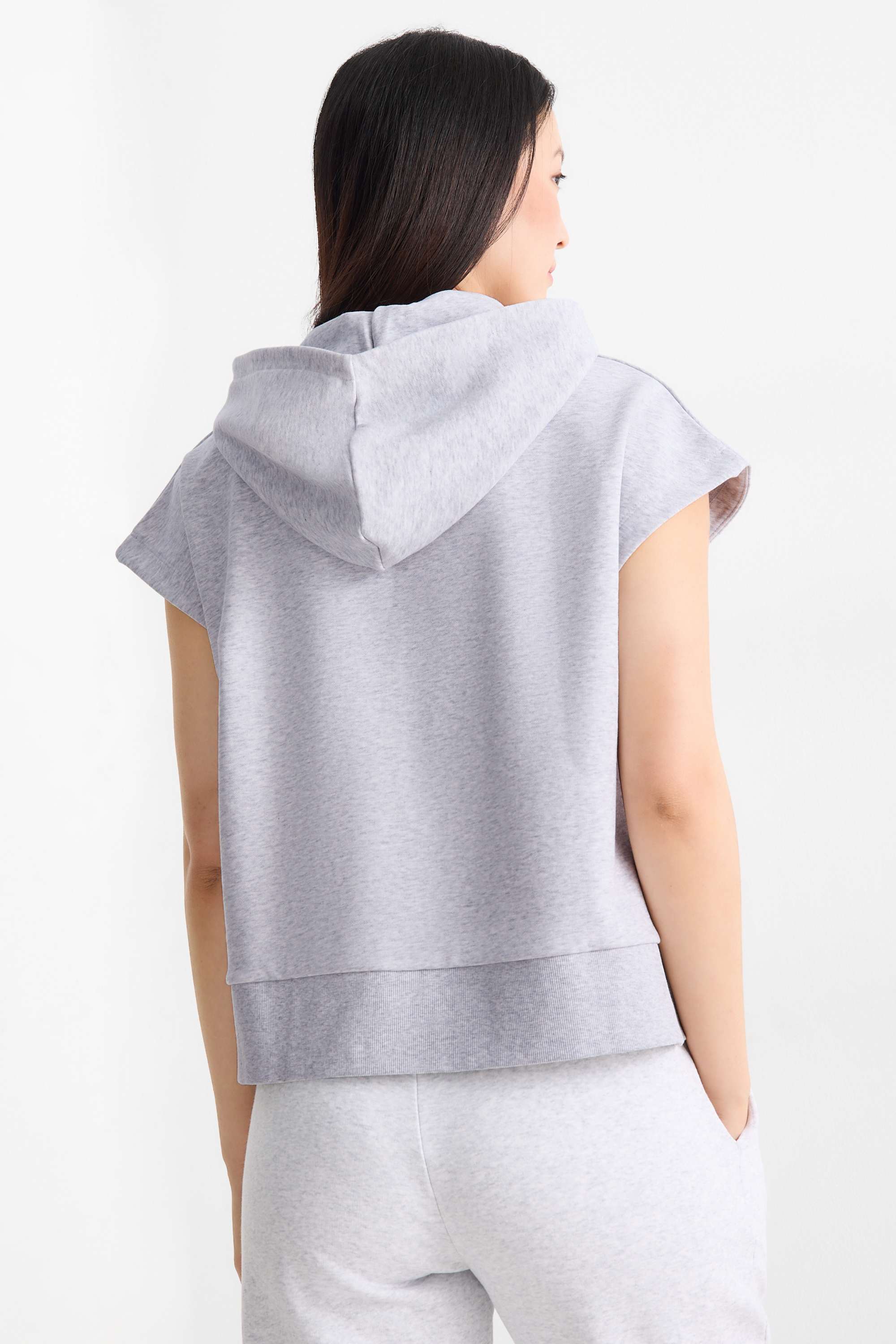 Hoodie light gray