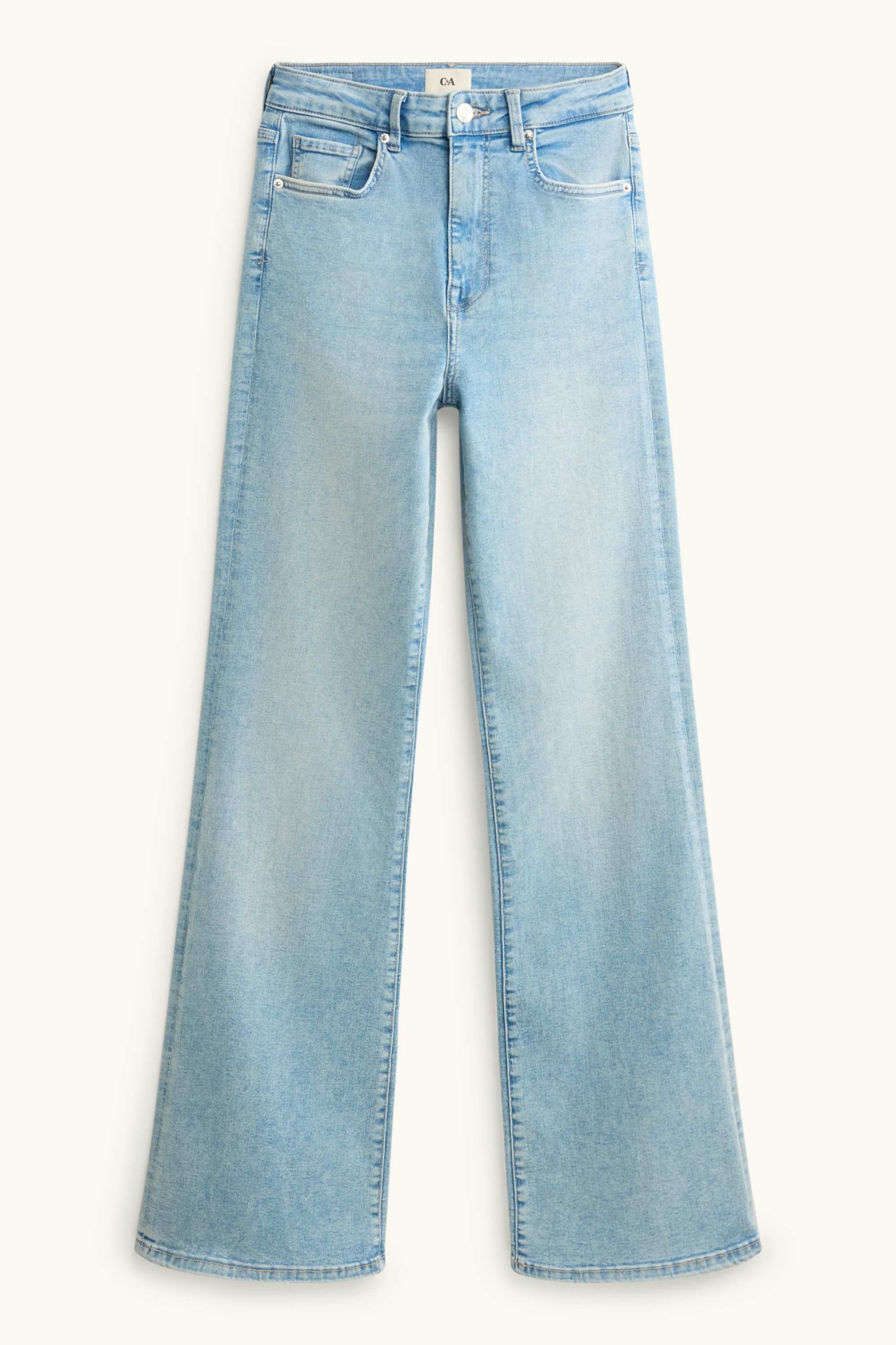 Flared jeans - high waist - LYCRA® denim-light blue
