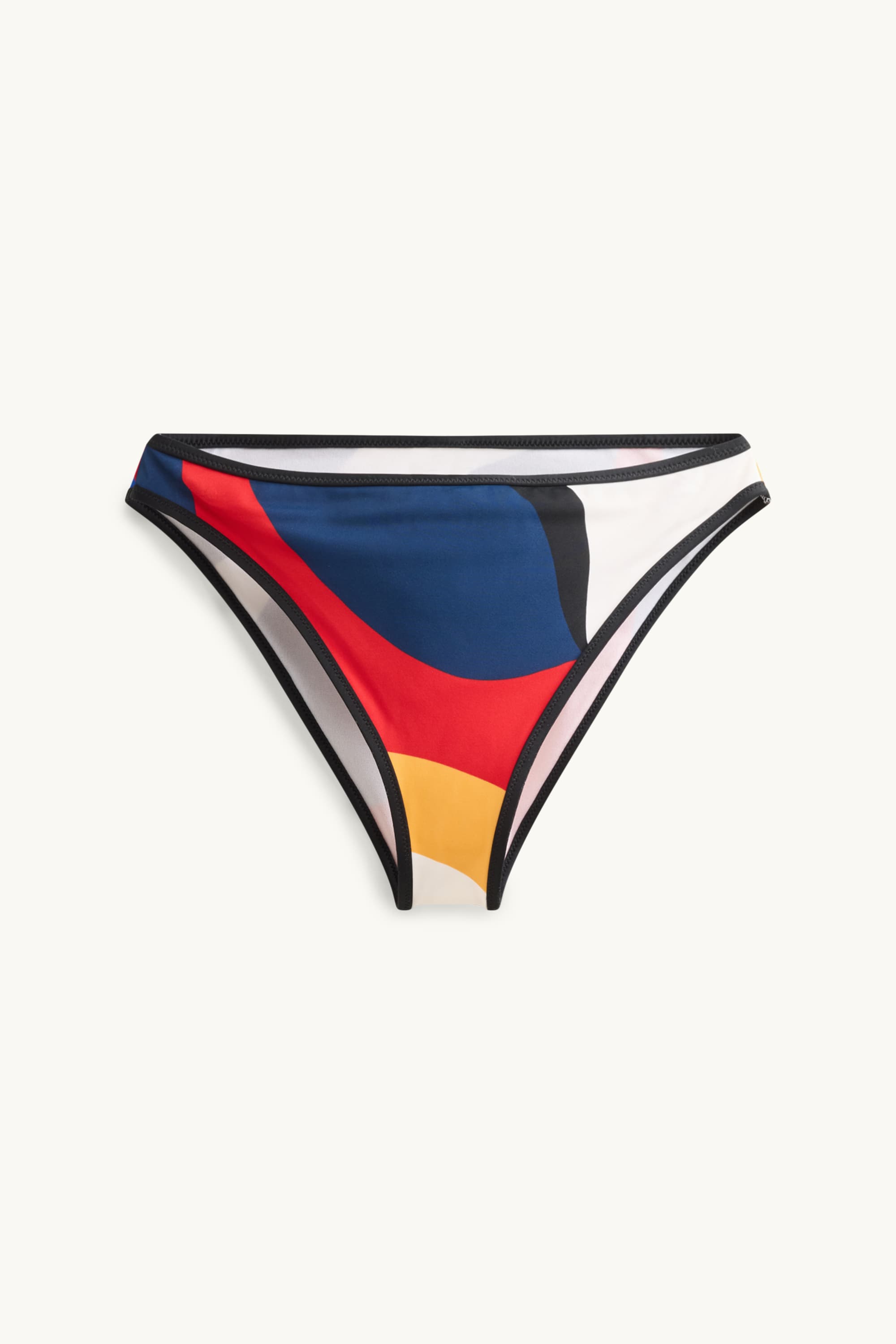 Brazilian bikini bottoms - mid-rise waist - LYCRA® XTRA LIFE™ multicoloured