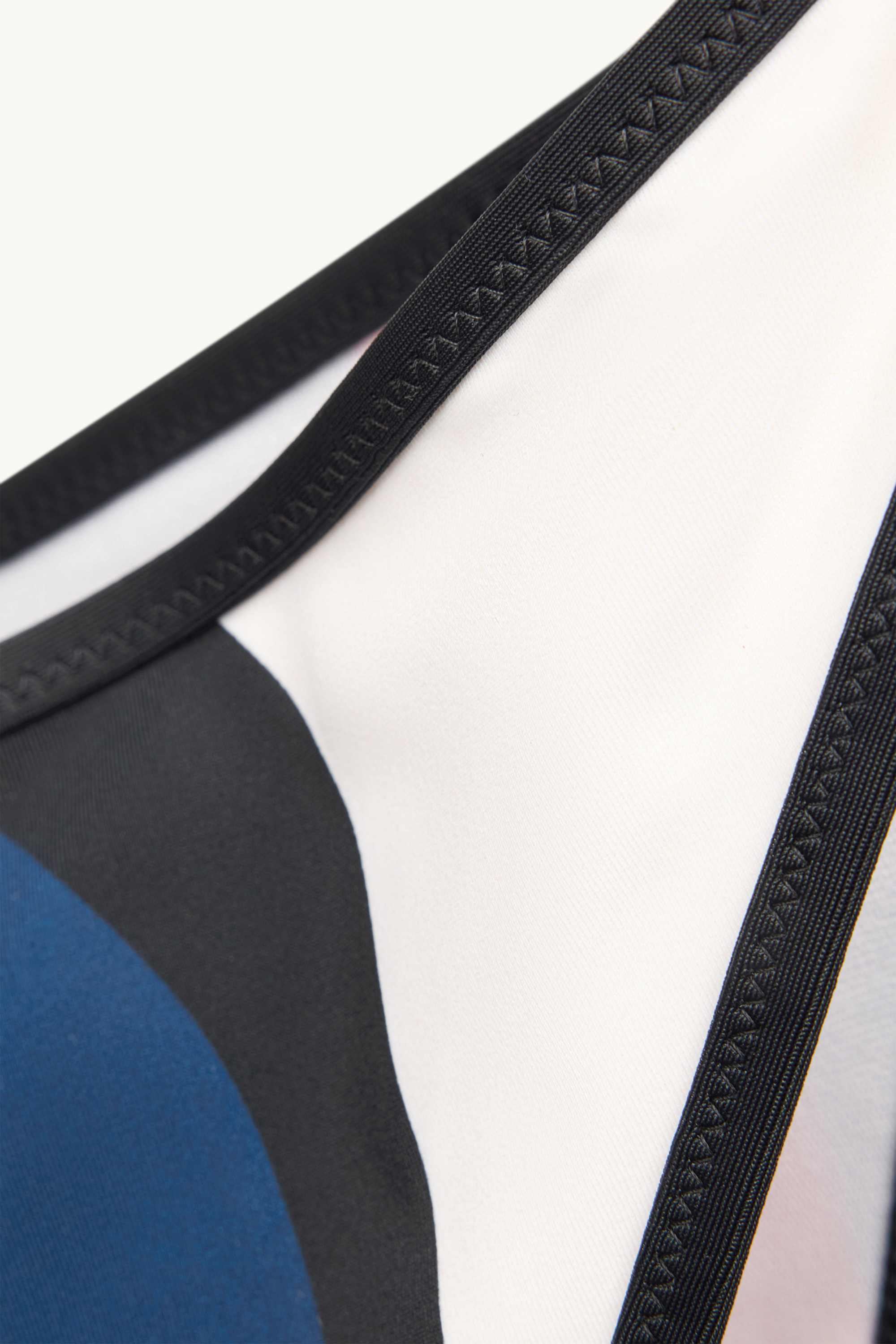 Brazilian bikini bottoms - mid-rise waist - LYCRA® XTRA LIFE™ multicoloured