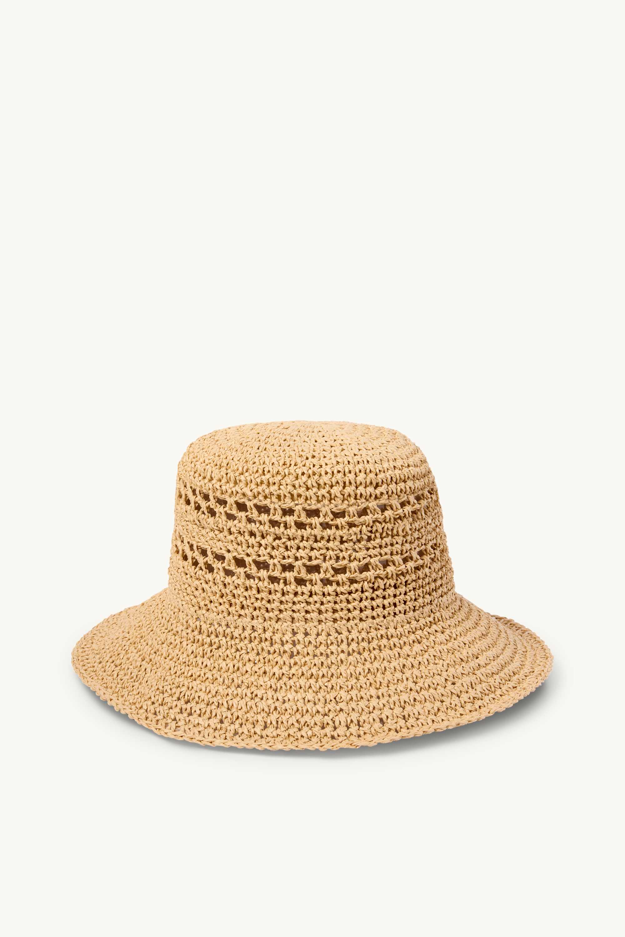 Straw hat beige