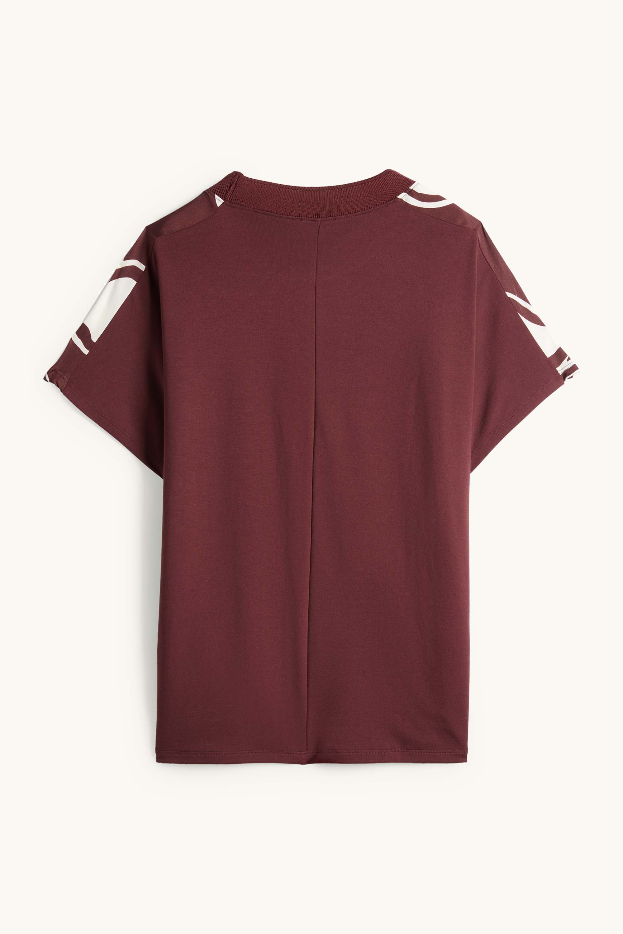 T-shirt - relaxed fit - floral brown / beige