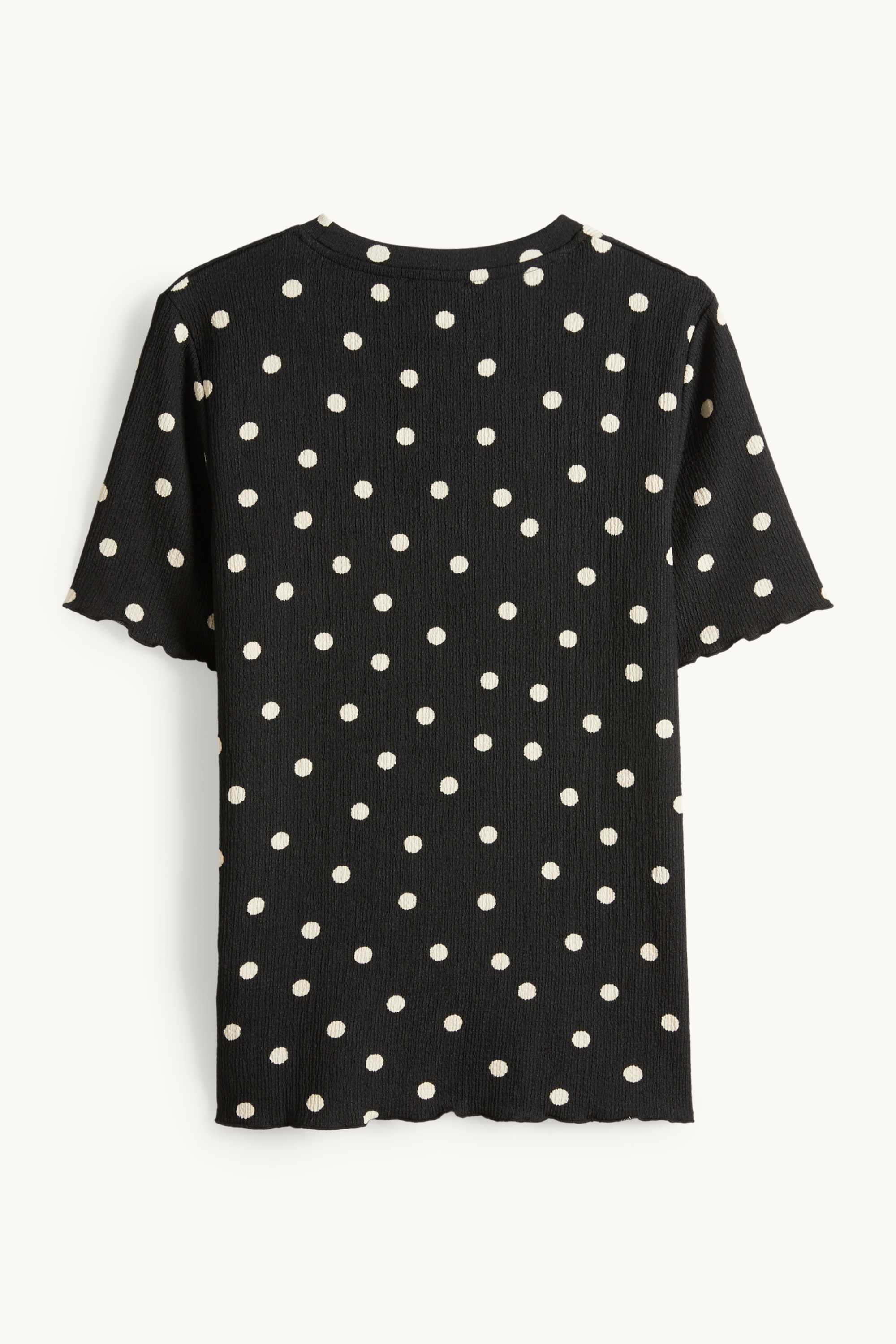 T-shirt - regular fit - polka dot black